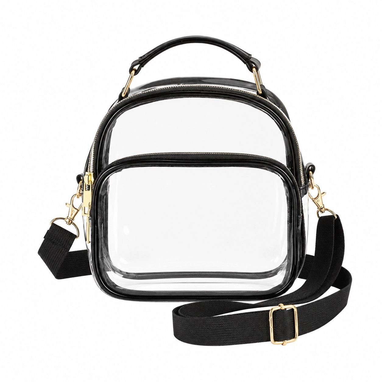 Alilang Women's Clear Crossbody Bag with Phone Pocket and Adjustable Strap