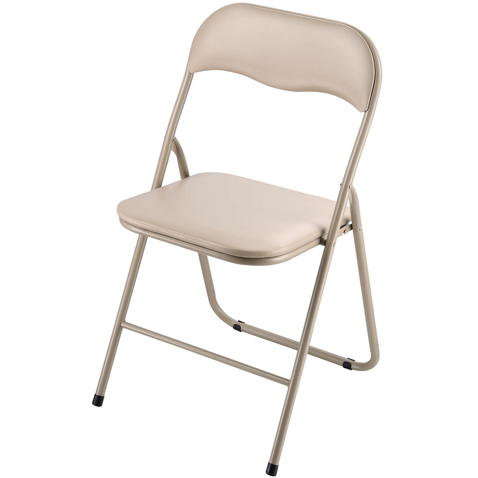 HONGGE Folding Chairs Foldable Chairs with Heavy Duty Metal Frame Portable Folding Card Table Chairs Stackable Seats