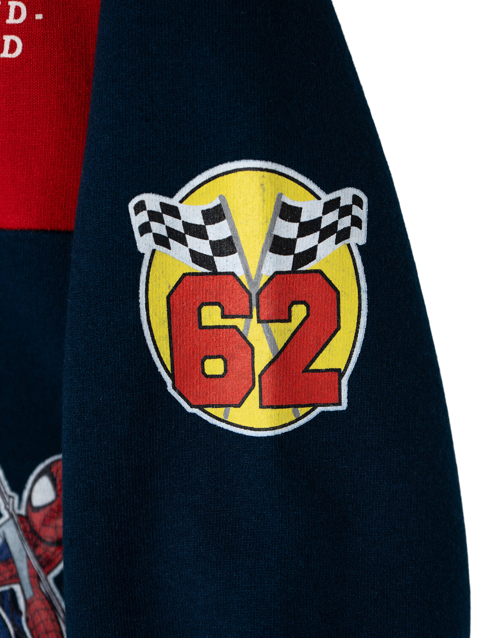 Marvel Spider-Man Boys' Racing Fleece Quarter Zip Sweatshirt