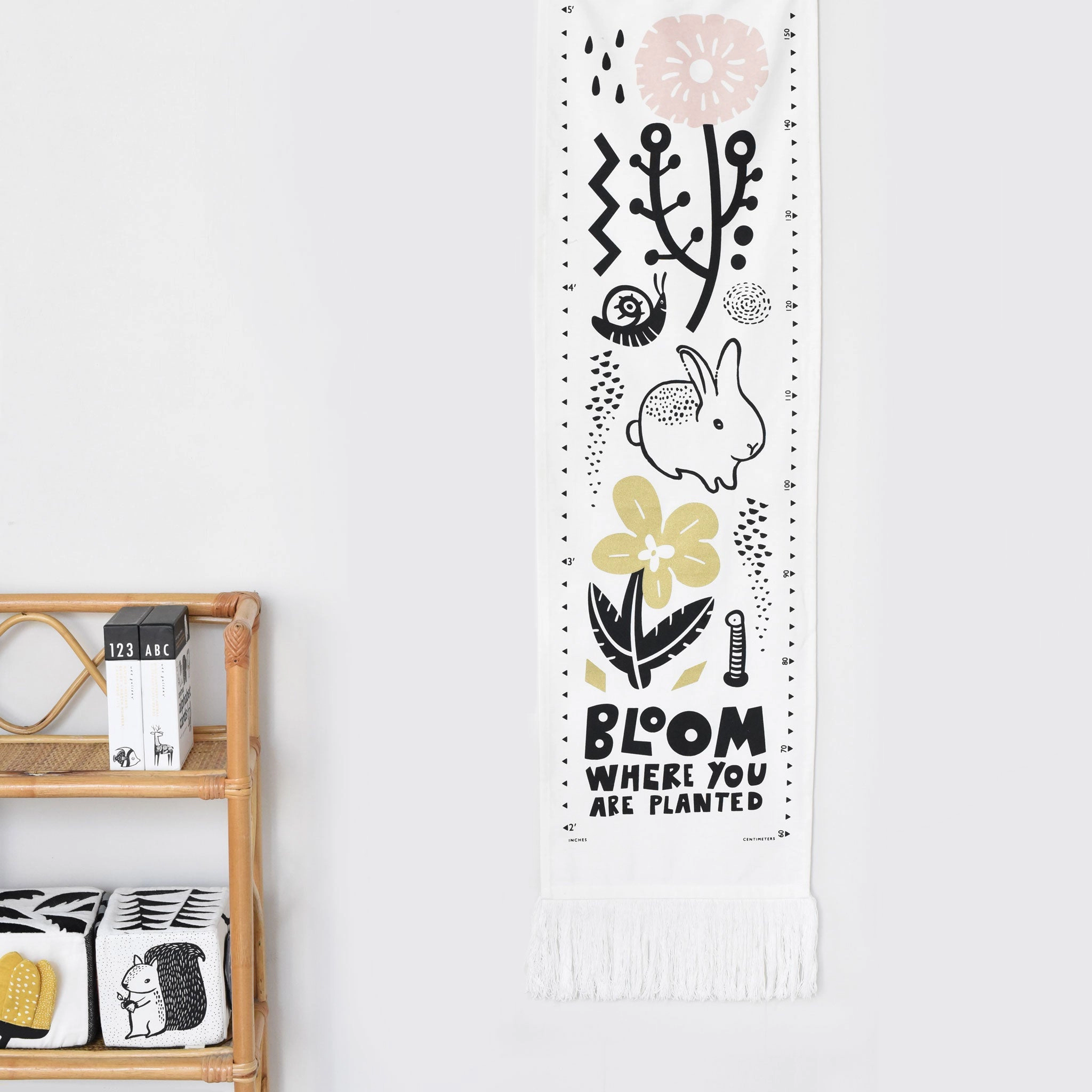 Wee Gallery Organic Cotton Growth Chart - 44 x 13