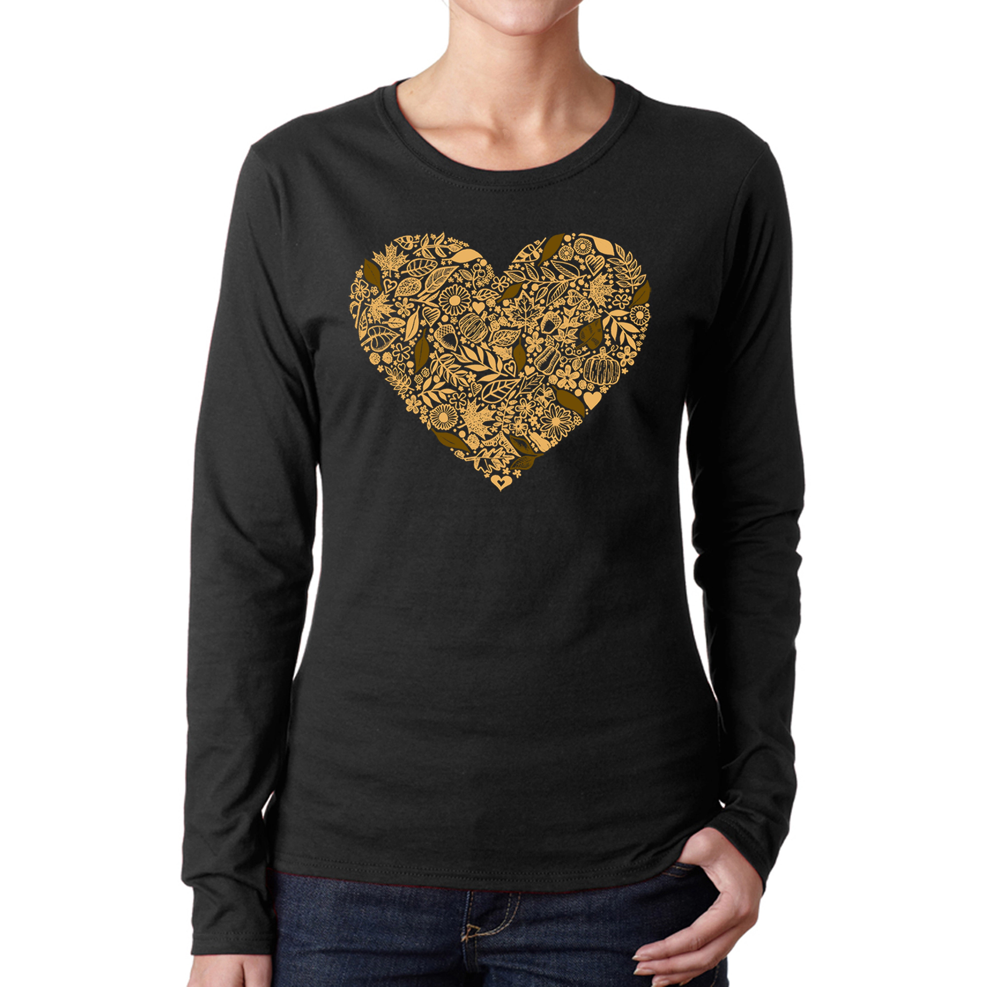 LA Pop Art Women's Word Long Sleeve T-Shirt - Fall Vibes