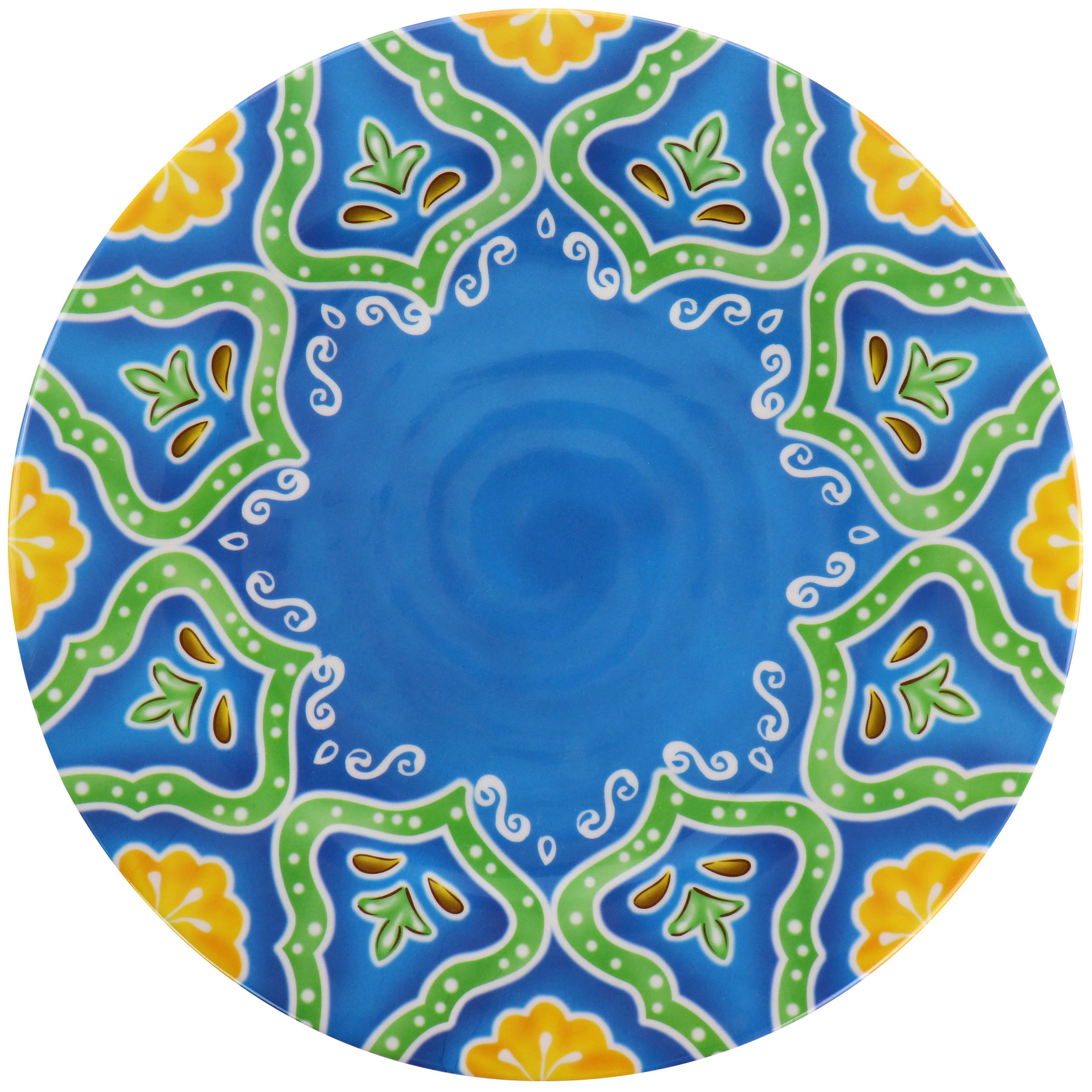 Elama Stapanya 12 Piece Melamine Dinnerware Set in Multi