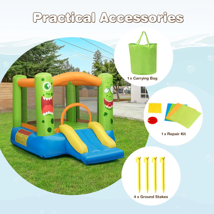 Hivvago Inflatable Bounce House Jumper Castle Kid's Playhouse without Blower