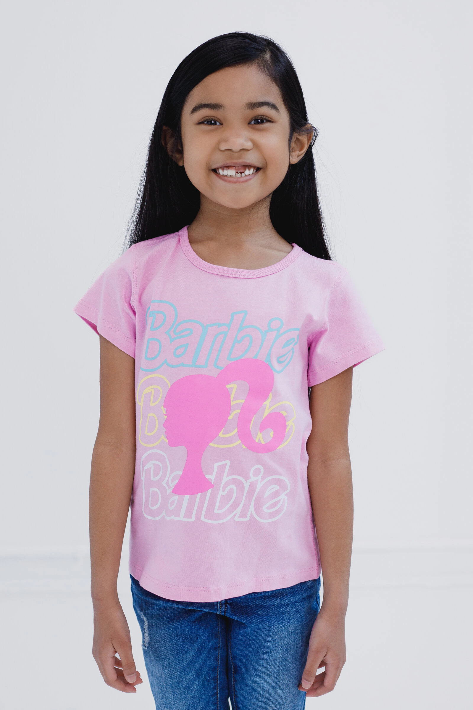Barbie Girls' Sensory Friendly 2-Pack T-Shirts