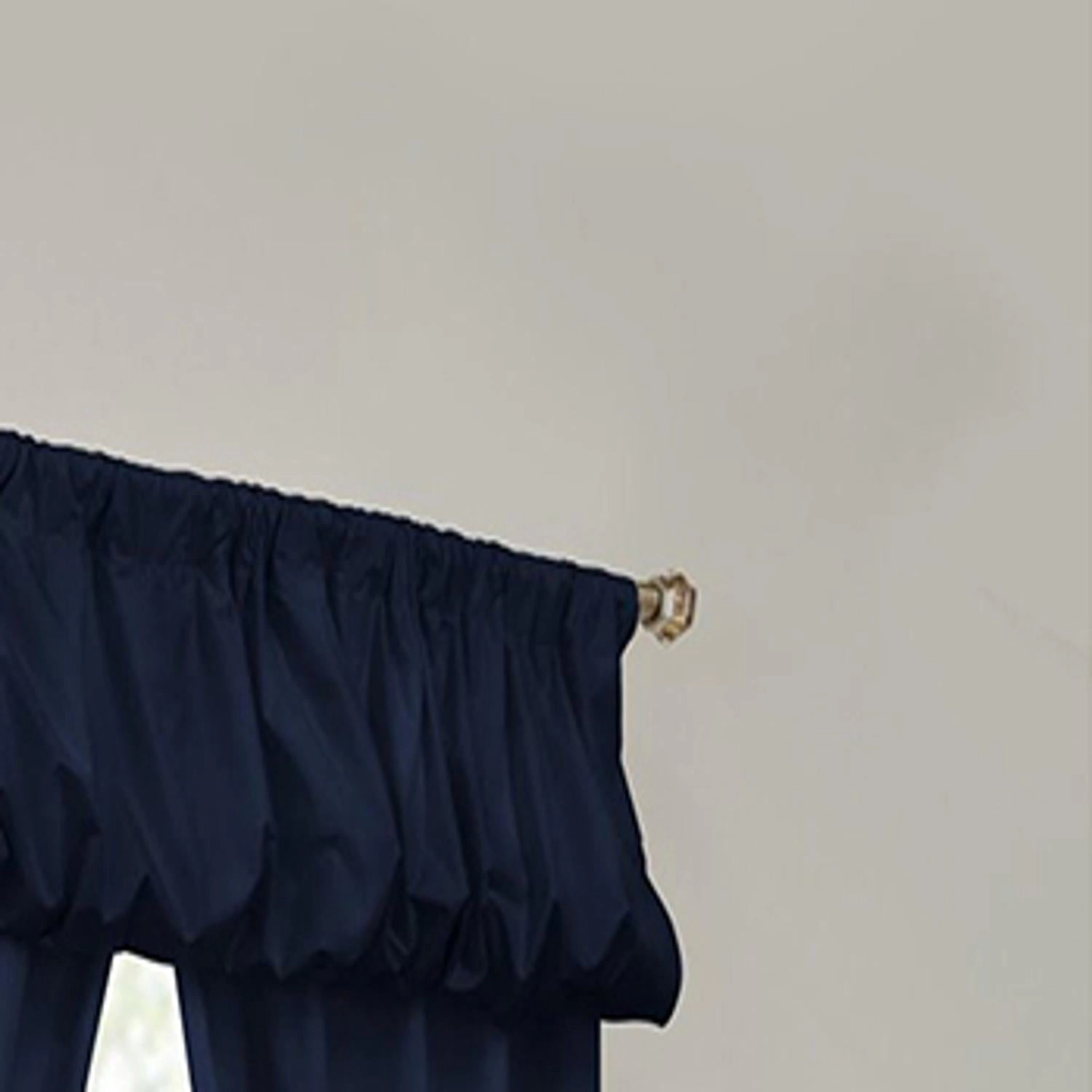 Commonwealth Thermalogic Prescott 5-Piece Window Covering Set With 3" Rod Pocket - Navy