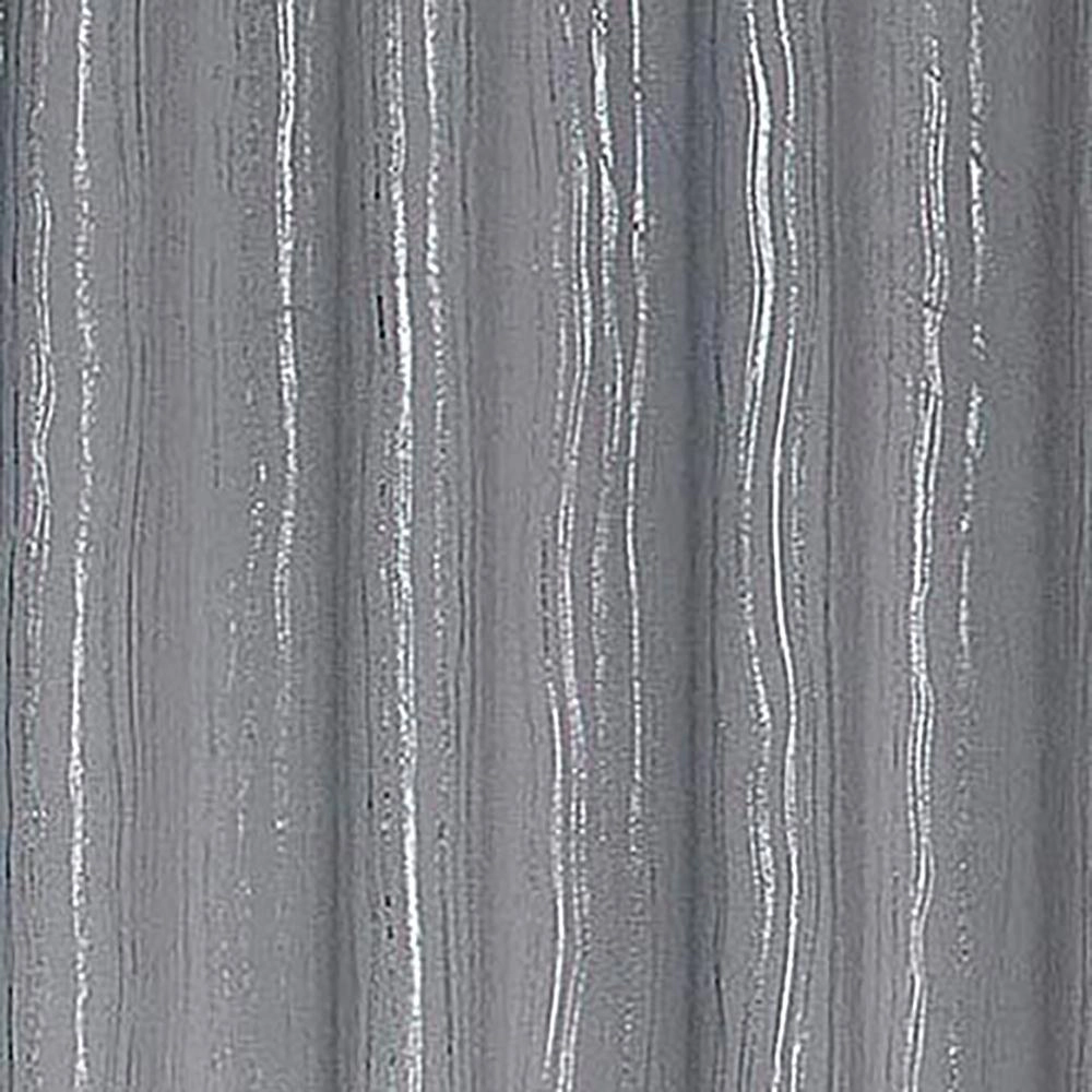 Rt Designers Collection Stylish Iceland Metallic All Season Blackout Curtain Elegant Drape 54" X 90" Charcoal