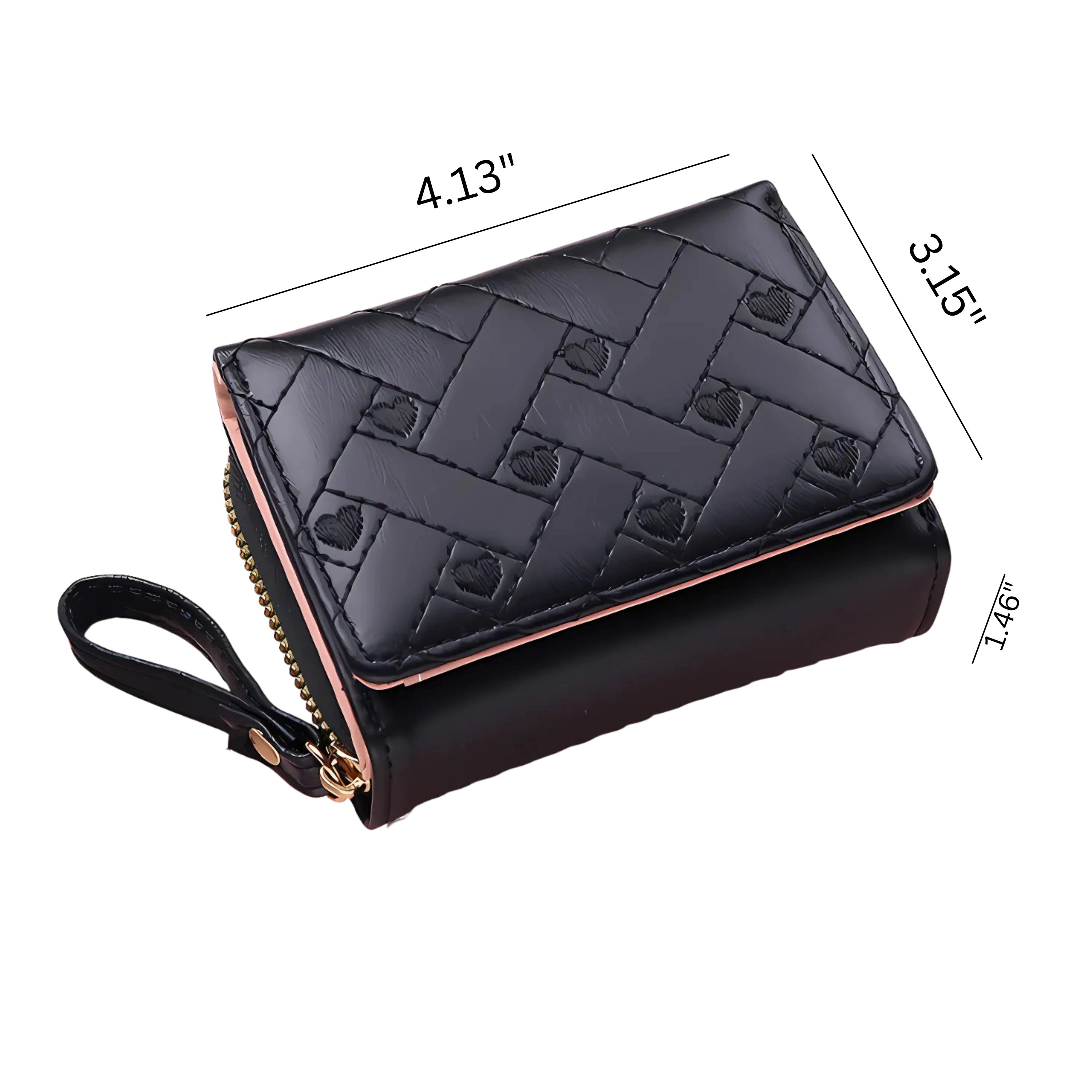 Kitcheniva Women's Heart Embroidered Wallet