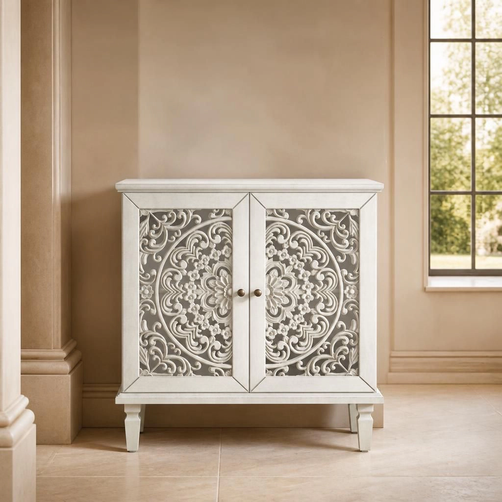 GOODSILO Solid Wood MDF Freestanding Storage Cabinet