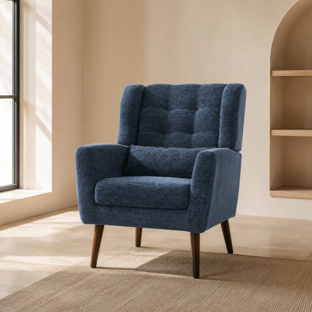 GOODSILO Soft Chenille Accent Chair Versatile Seating