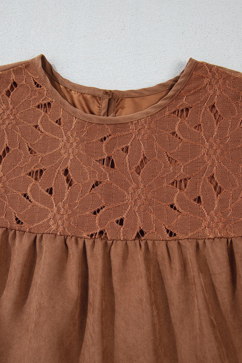 Threaded Pear Zion Ruffled Mini Dress