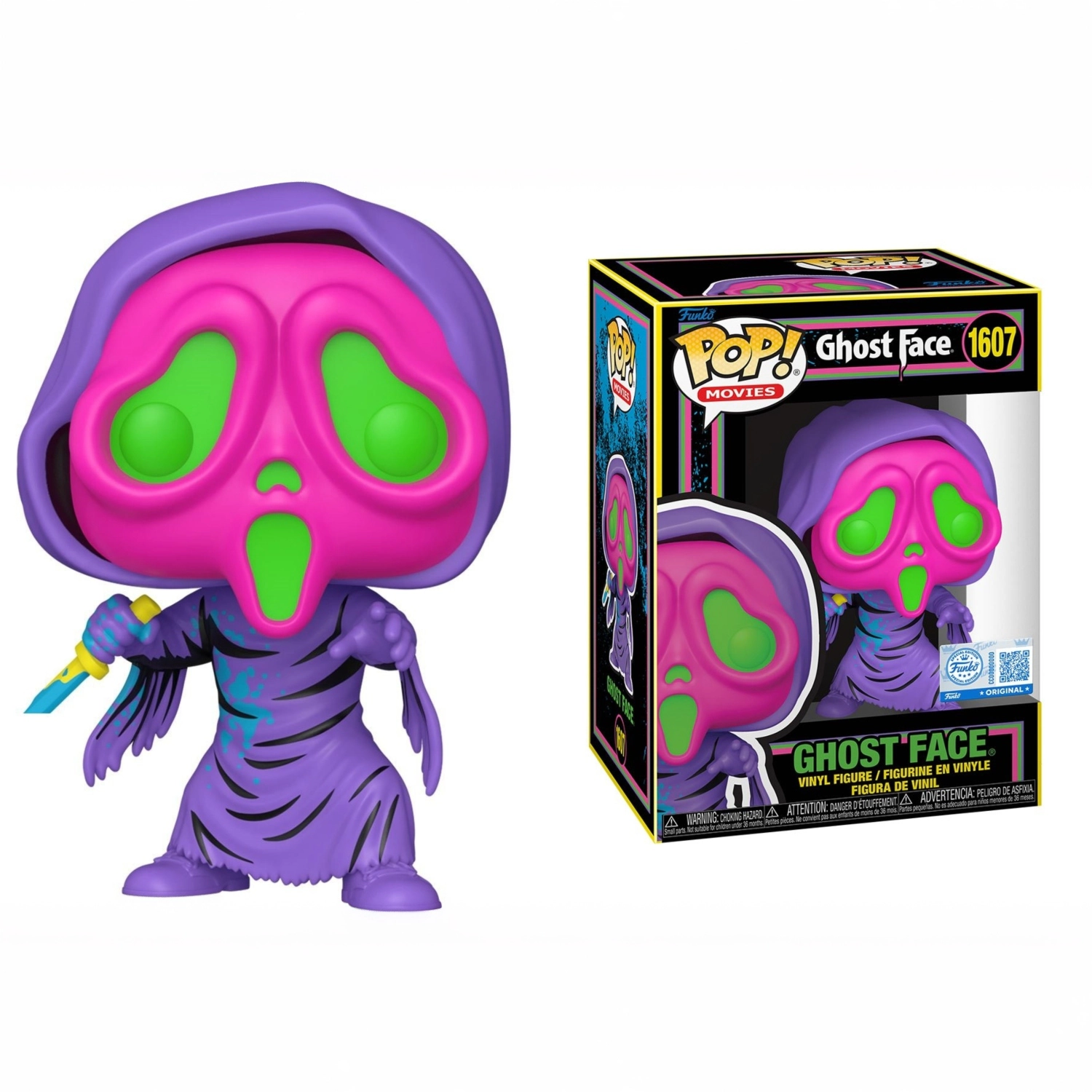 Funko Pop! Scream: Ghost Face #1607 Black Light