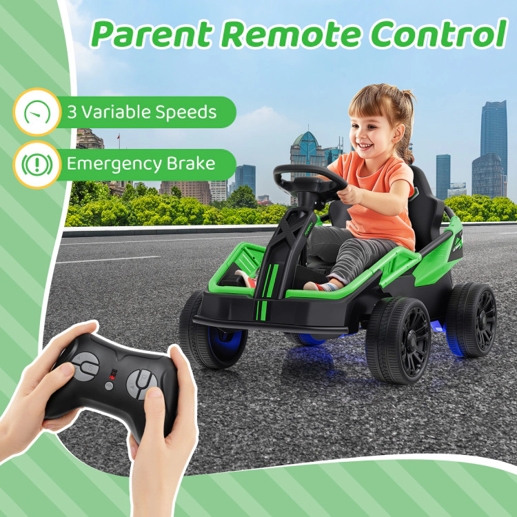 Hivvago 12V Ride On Car Electric Utv With Remote And Music For Big Kids