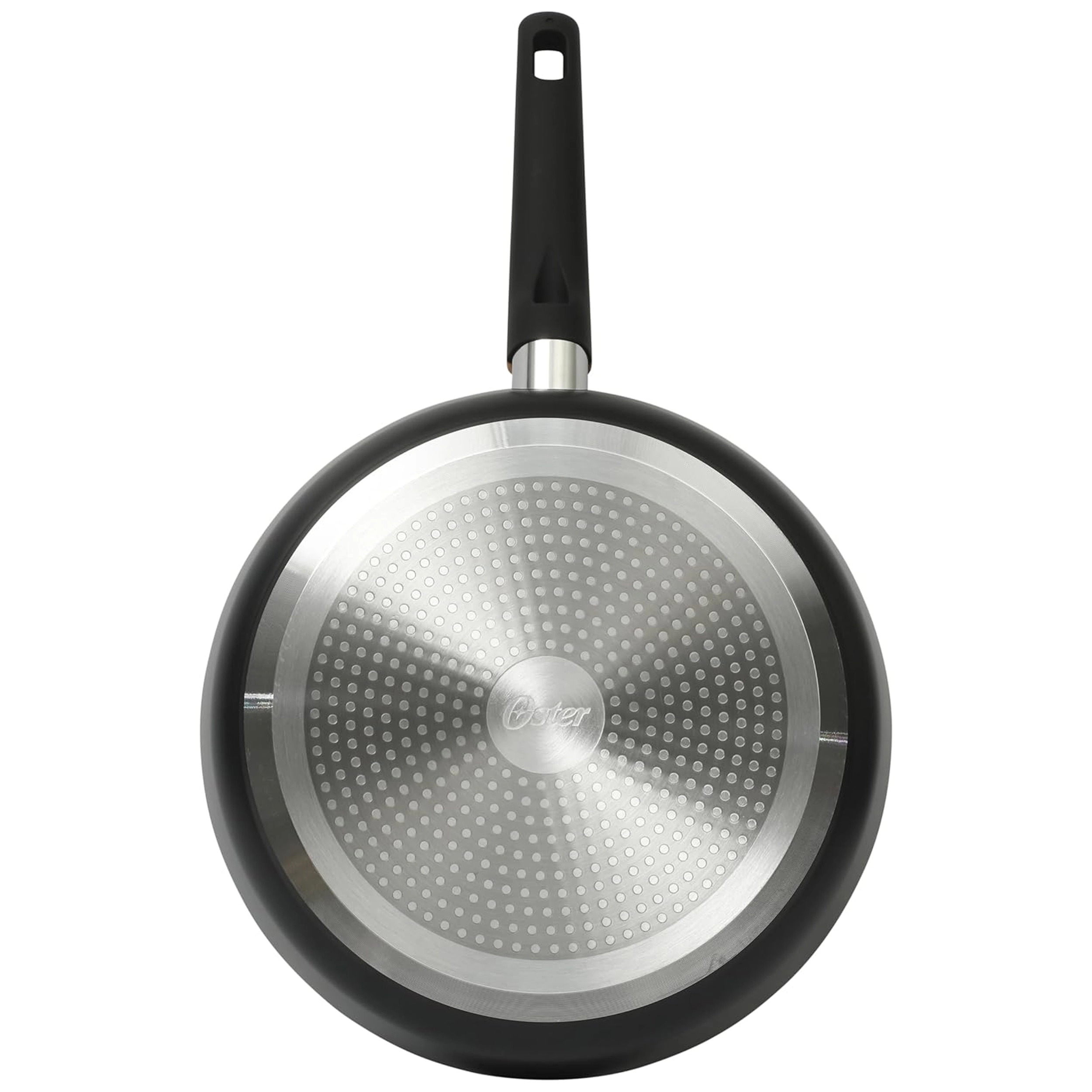 Oster Oxburg 10 Inch Nonstick Aluminum Frying Pan in Black