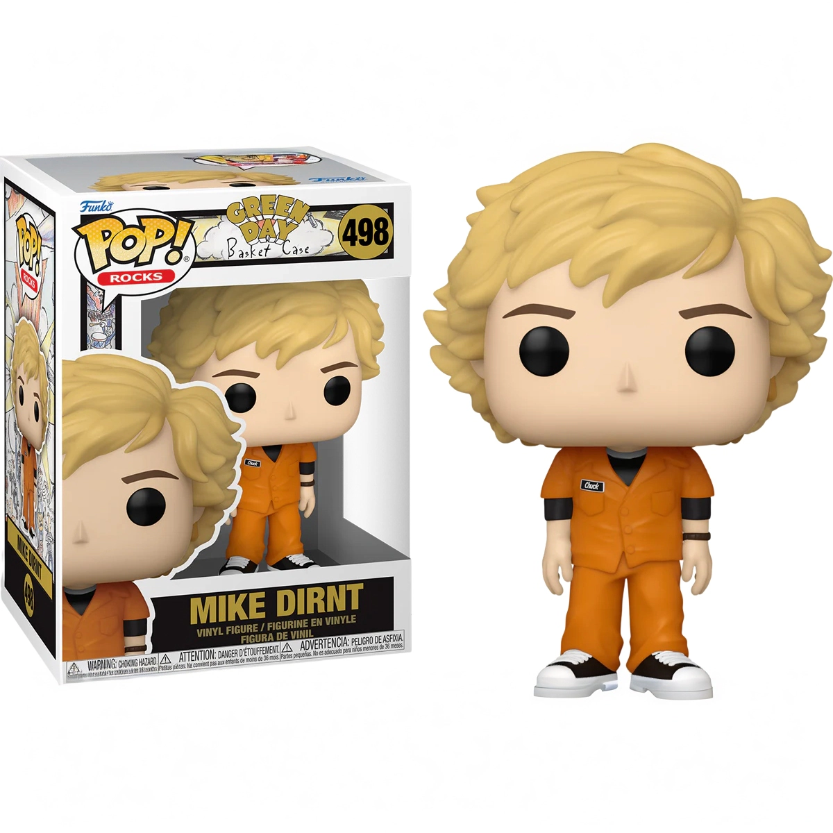 Funko Pop! Green Day (Basket Case): Mike Dirnt #498