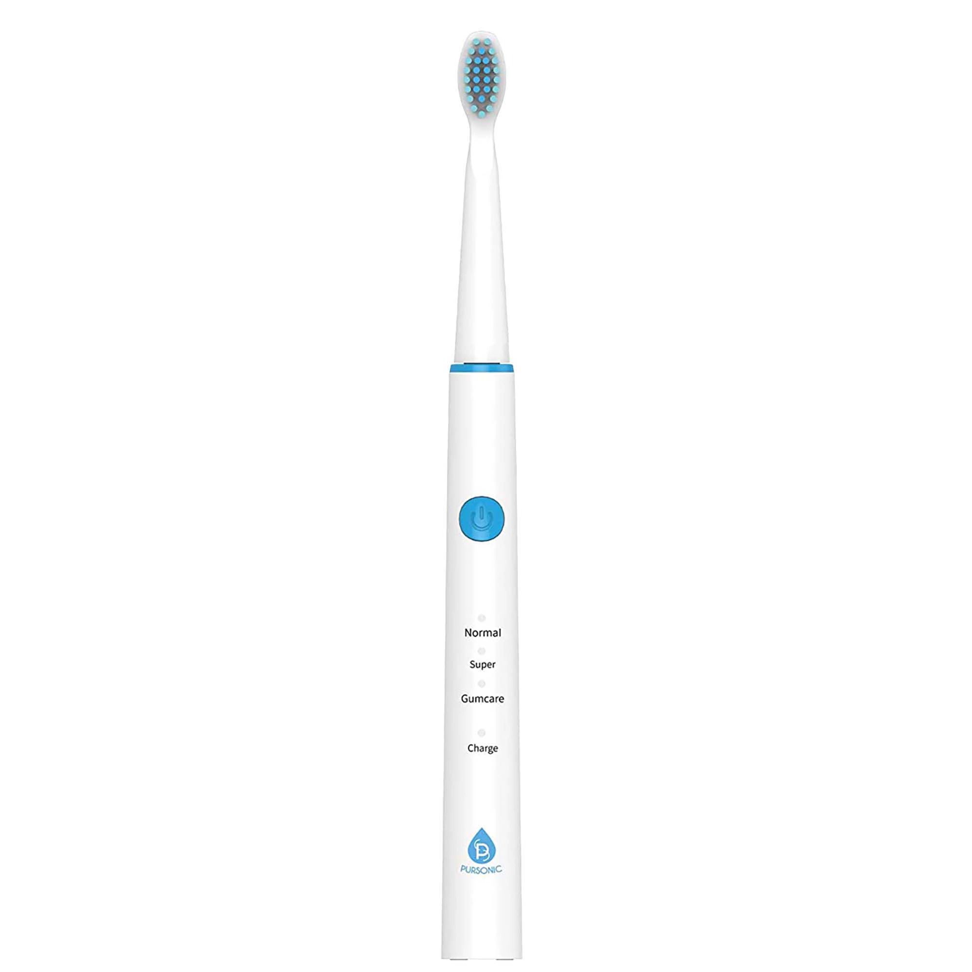 Pursonic Unisex Rechargeable Sonic Electric Toothbrush with 5 Cleaning Modes