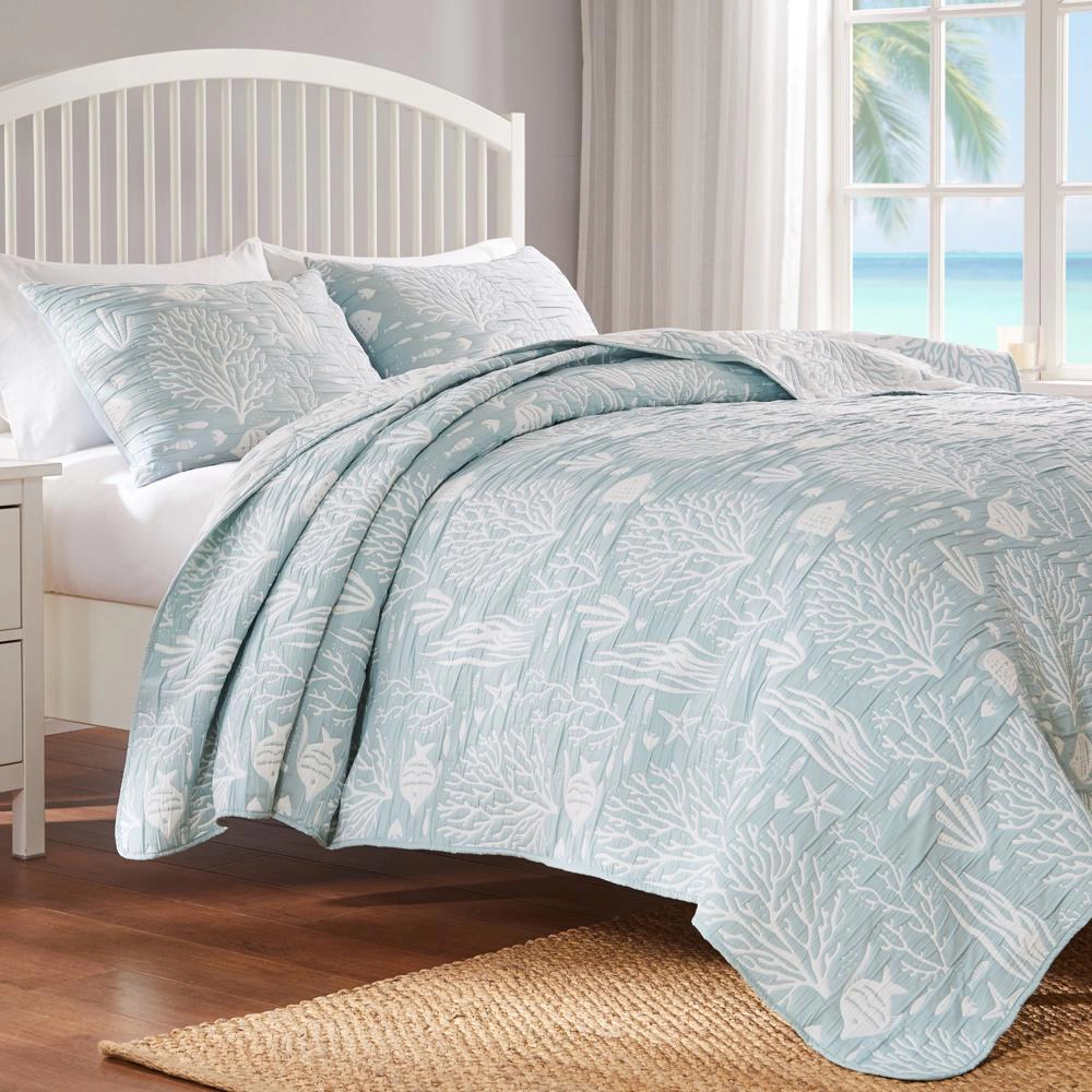 Greenland Home Fashions Marina Luxury Modern Design Coverlet Set for Bed