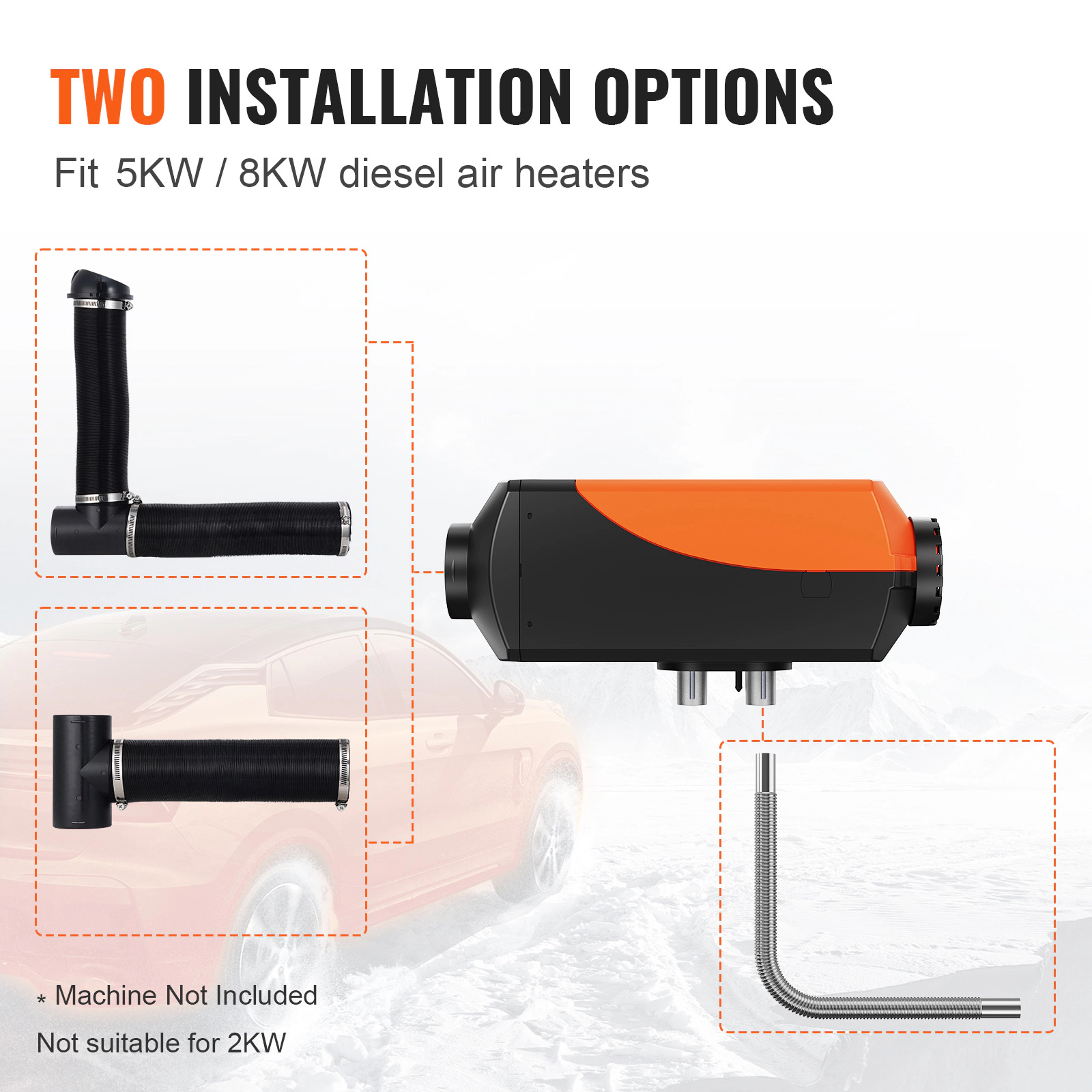 HONGGE Diesel Heater Air for 5KW / 8KW Parking