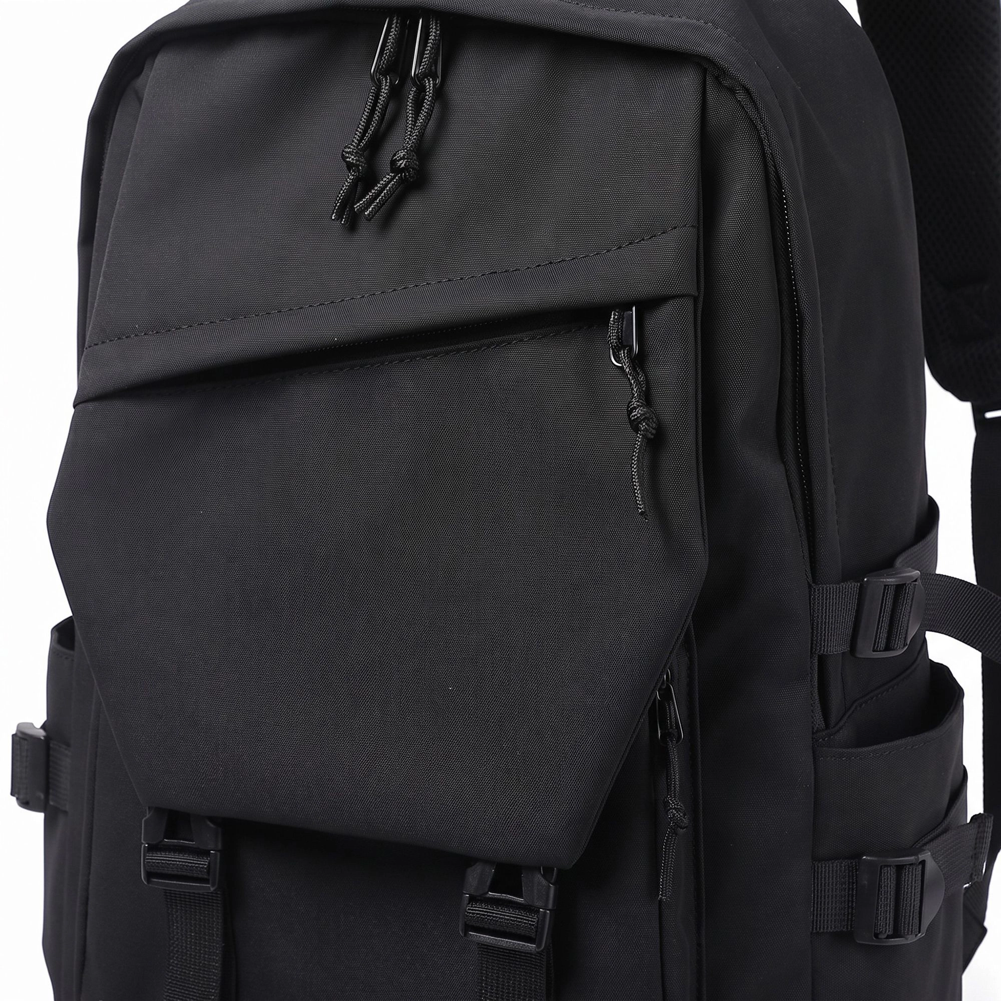 Alilang Women's Large Laptop Backpack with Front Flap Pocket Buckle Straps Side Pockets and Padded Shoulder