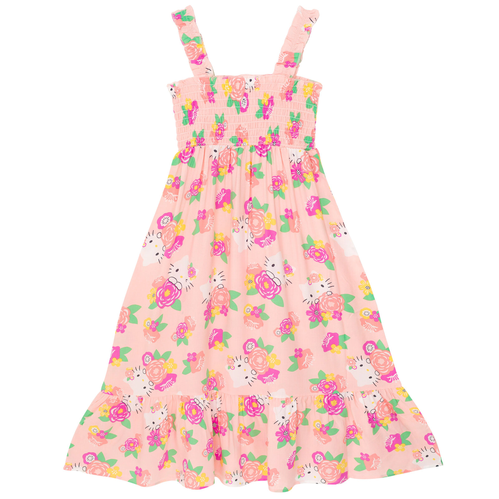Hello Kitty Girls' Sleeveless Maxi Dress