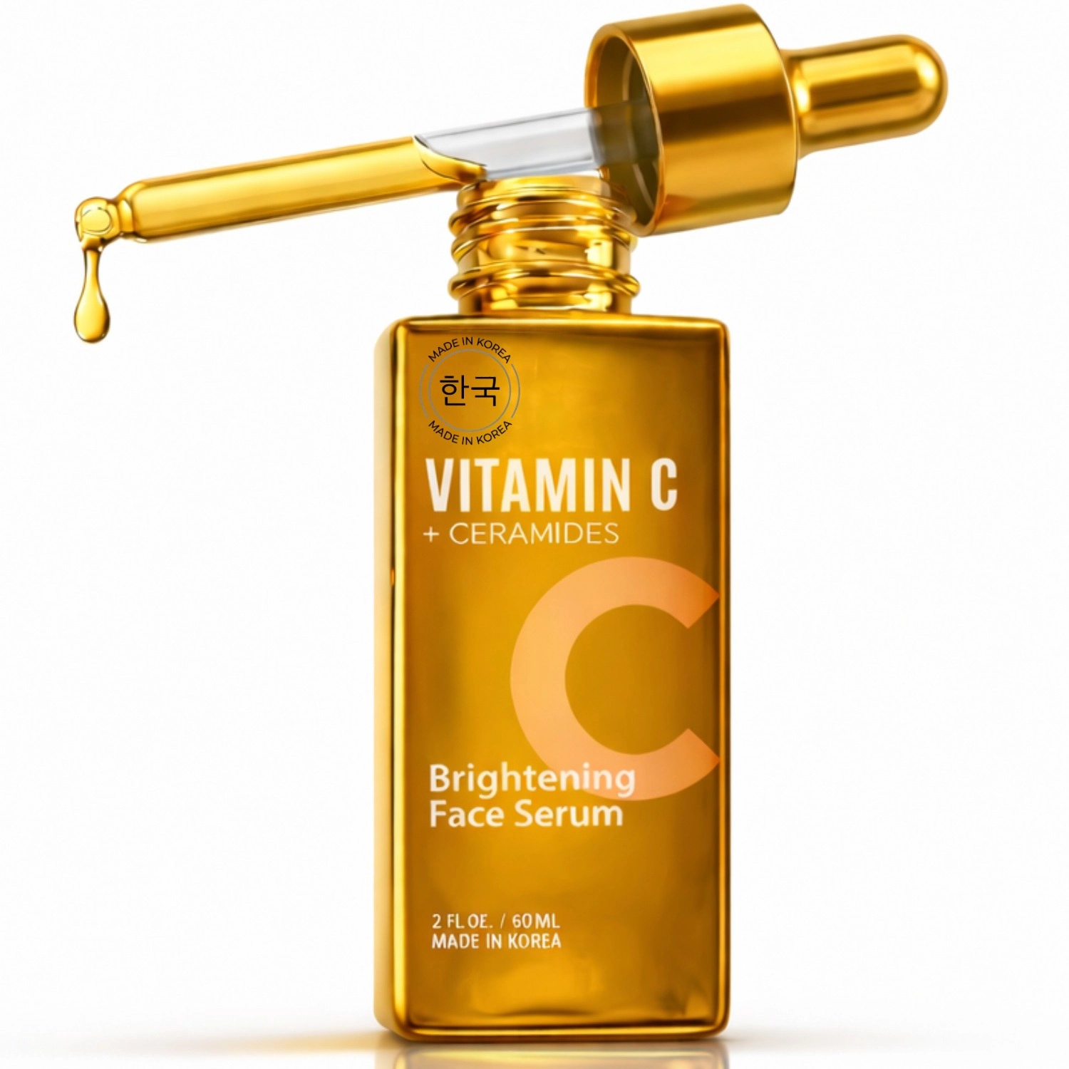 Lovery Vitamin C and Ceramides Brightening Face Serum - Korean Skin Care Radiance & Barrier Repair Treatment