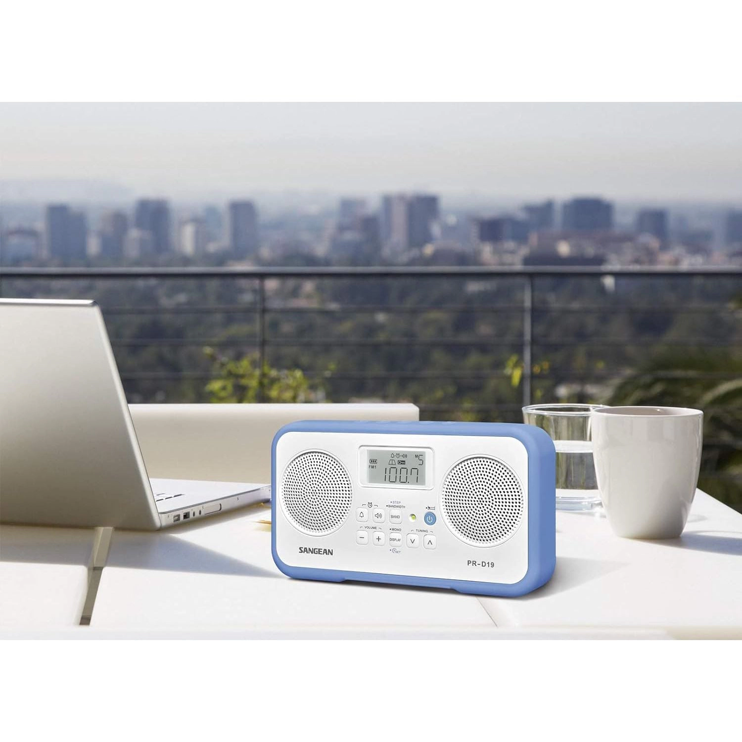 SANGEAN PR-D19 Portable FM Stereo and AM Radio with Digital Tuning and Protective Bumper