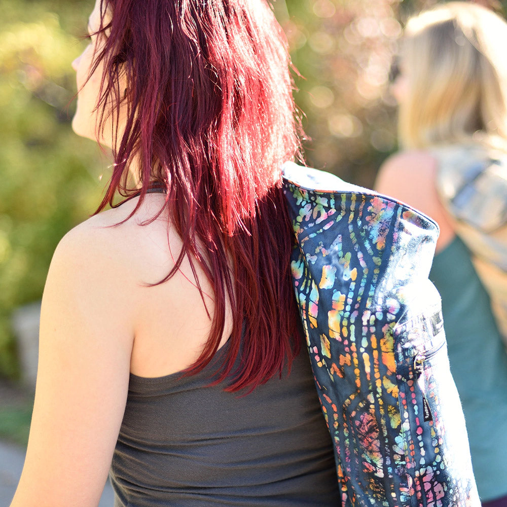Hugger Mugger Batik Yoga Mat Bag