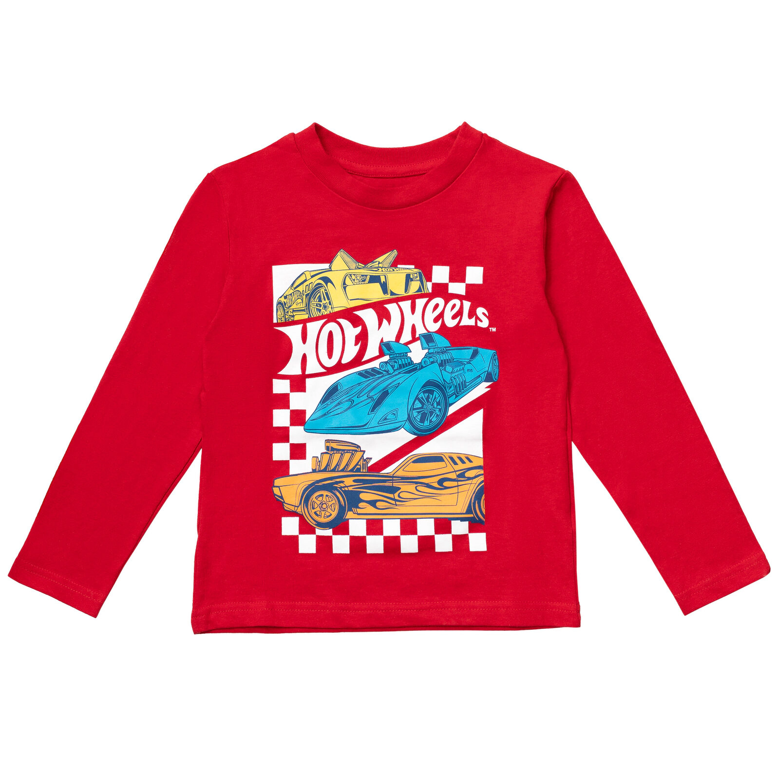 Hot Wheels Boys' 2-Pack Racing Long Sleeve T-Shirts