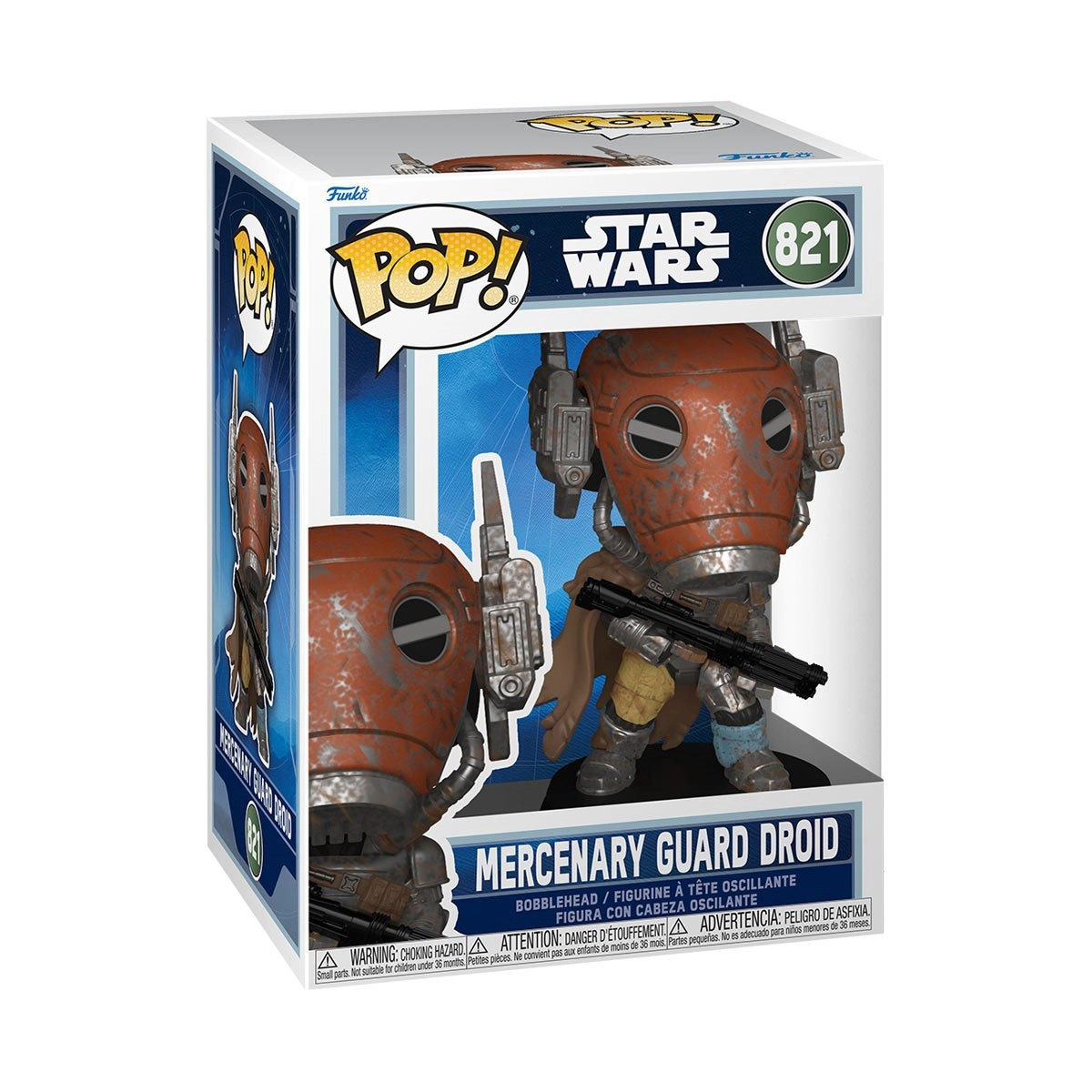 Funko Pop! Star Wars, The Mandalorian: Mercenary Guard Droid #821