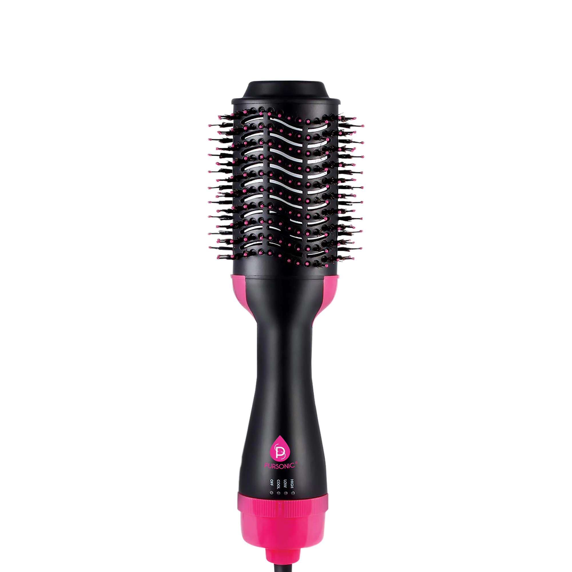 Pursonic Women's Volumizing Hair Styling One Step Hair Dryer & Volumizer Brush