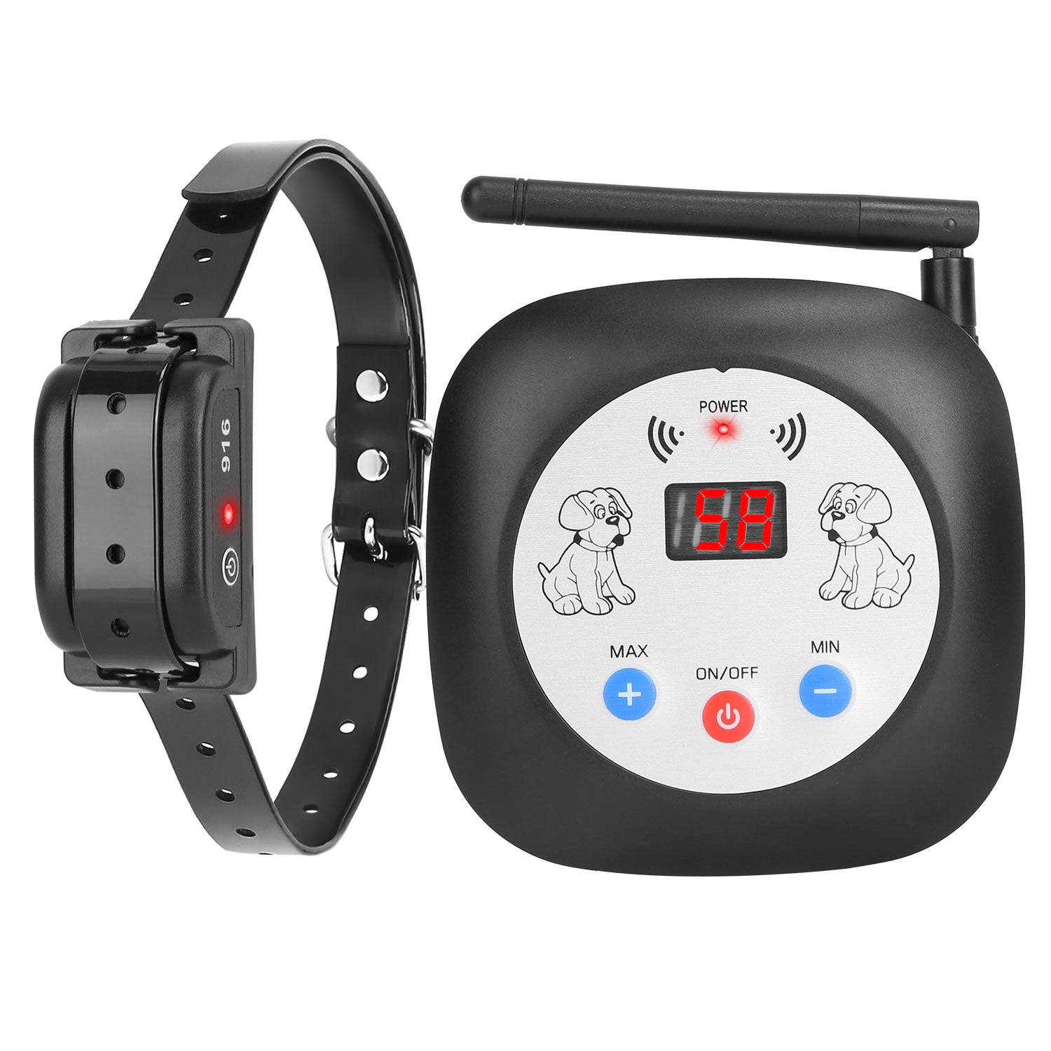 GBruno GPS Wireless Dog Fence System With Collar