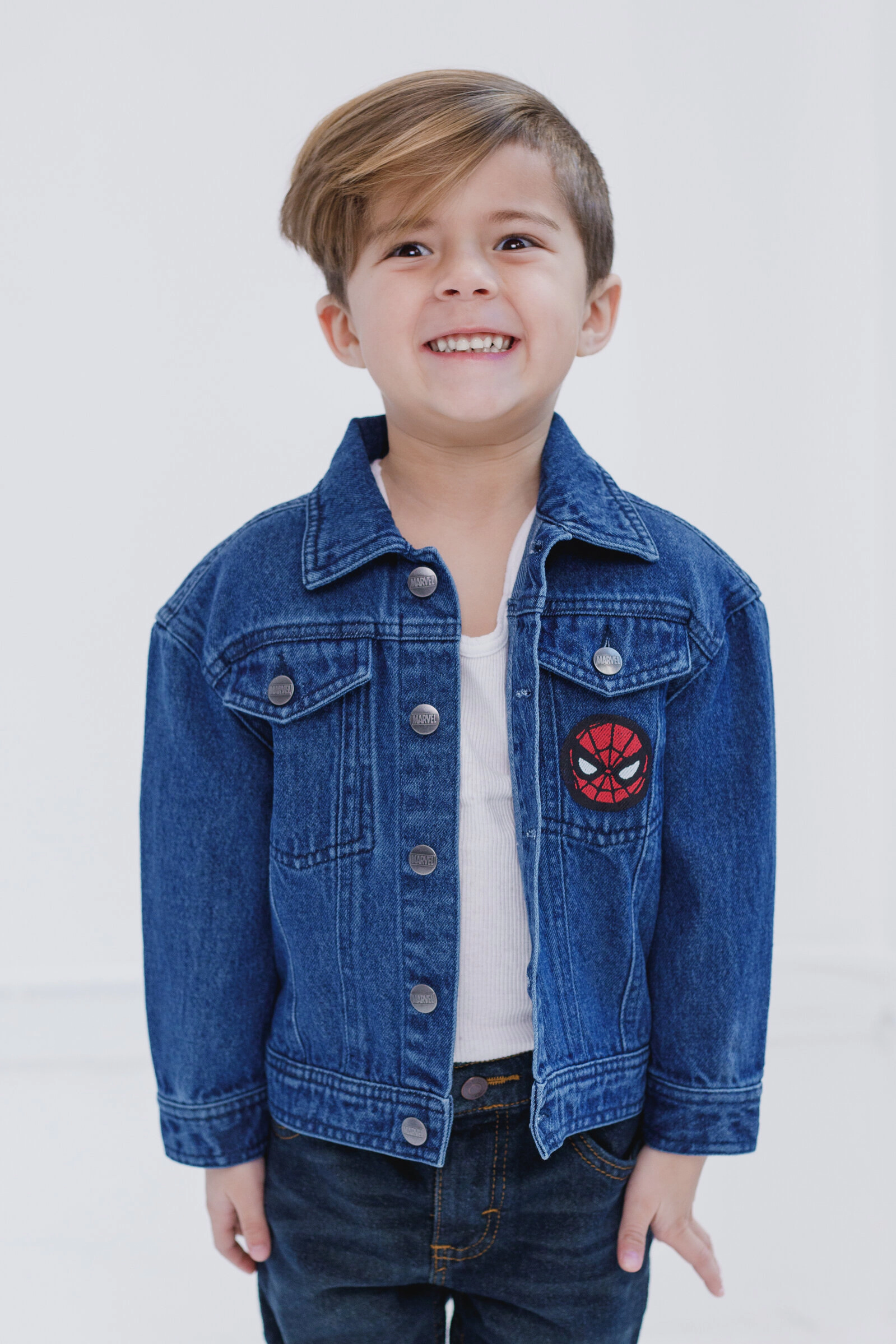 Marvel Spider-Man Boys' Denim Jacket