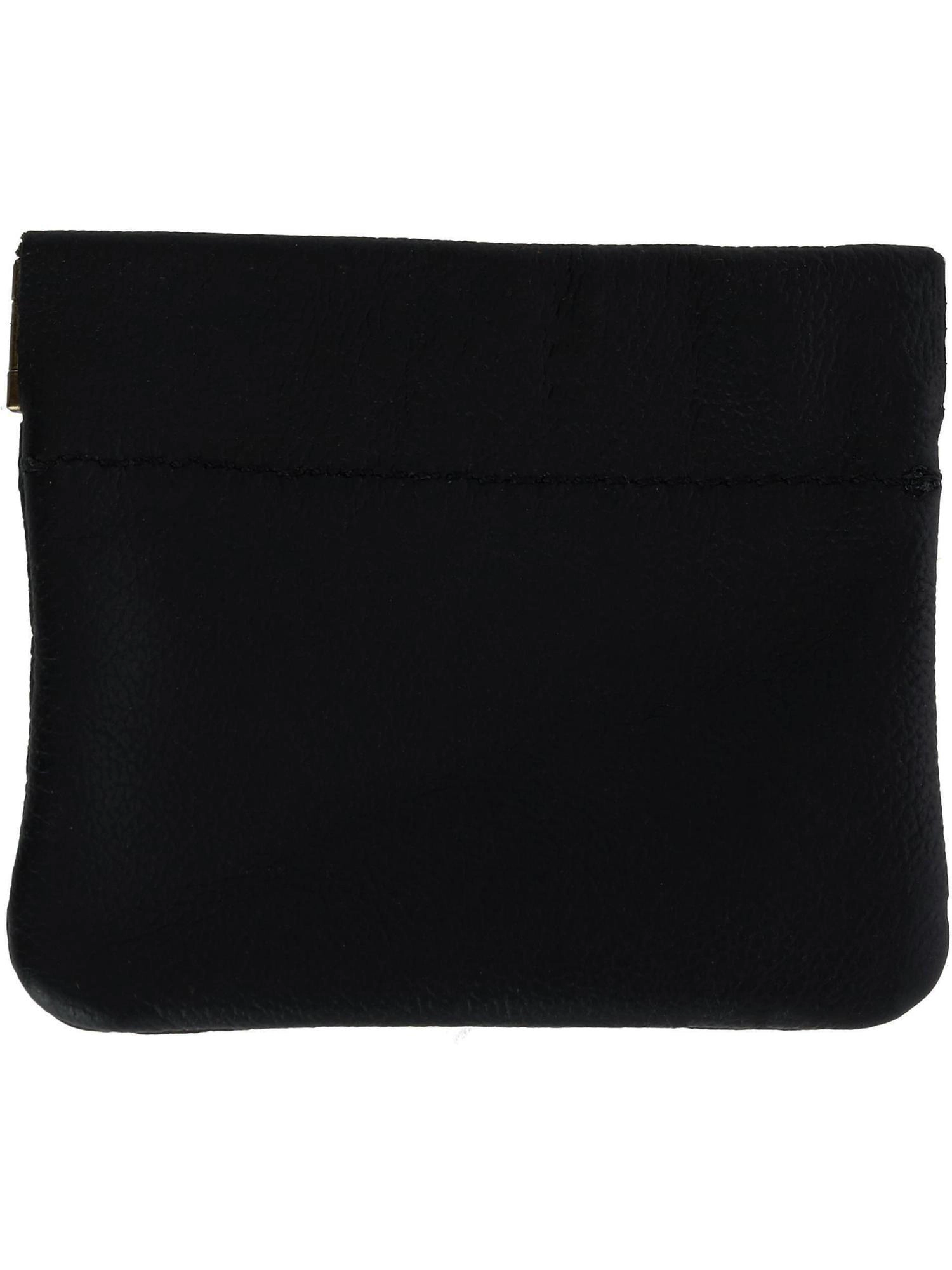 CTM Leather Squeeze Coin Change Pouch