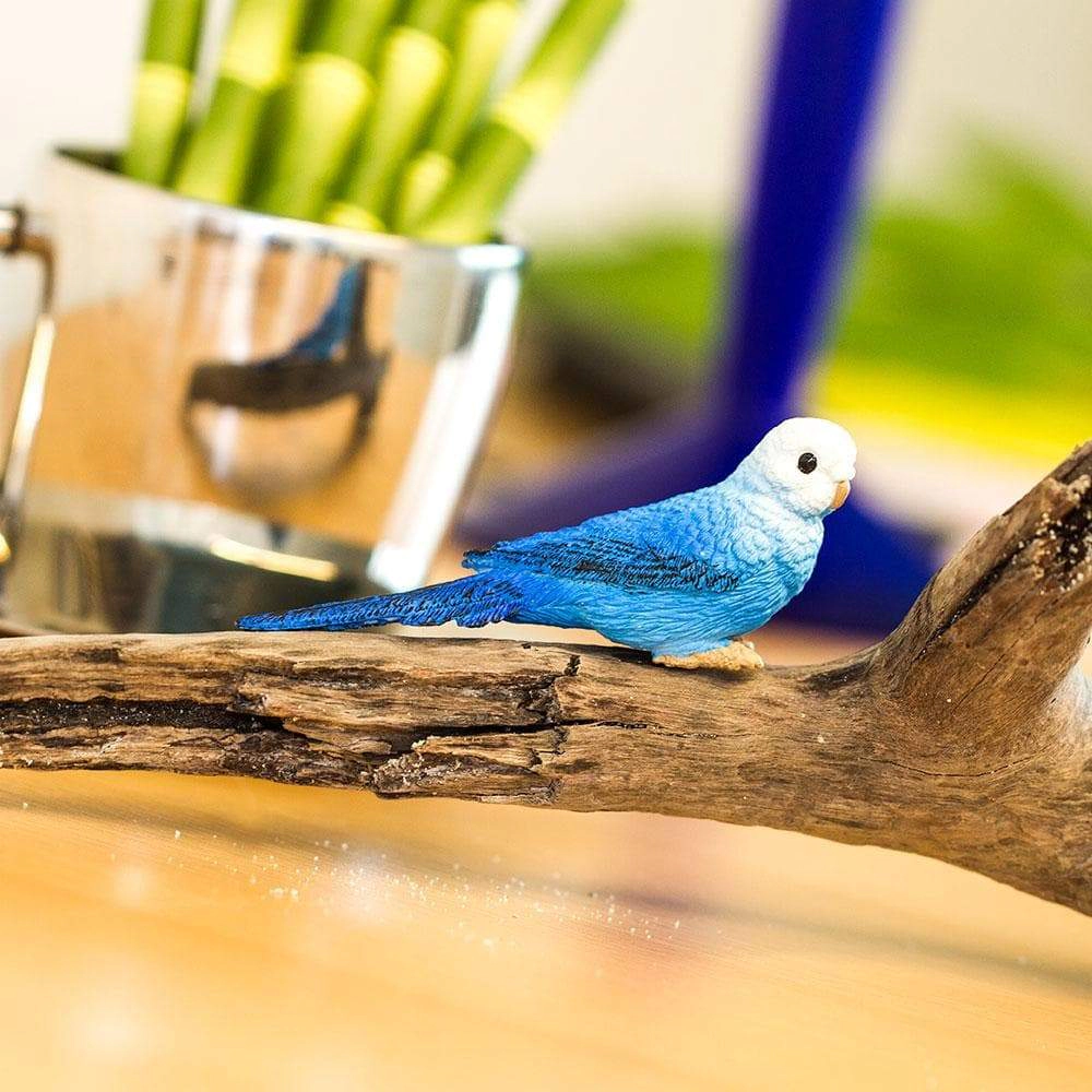 Safari Ltd. - Blue Budgie Kids Toy Figure