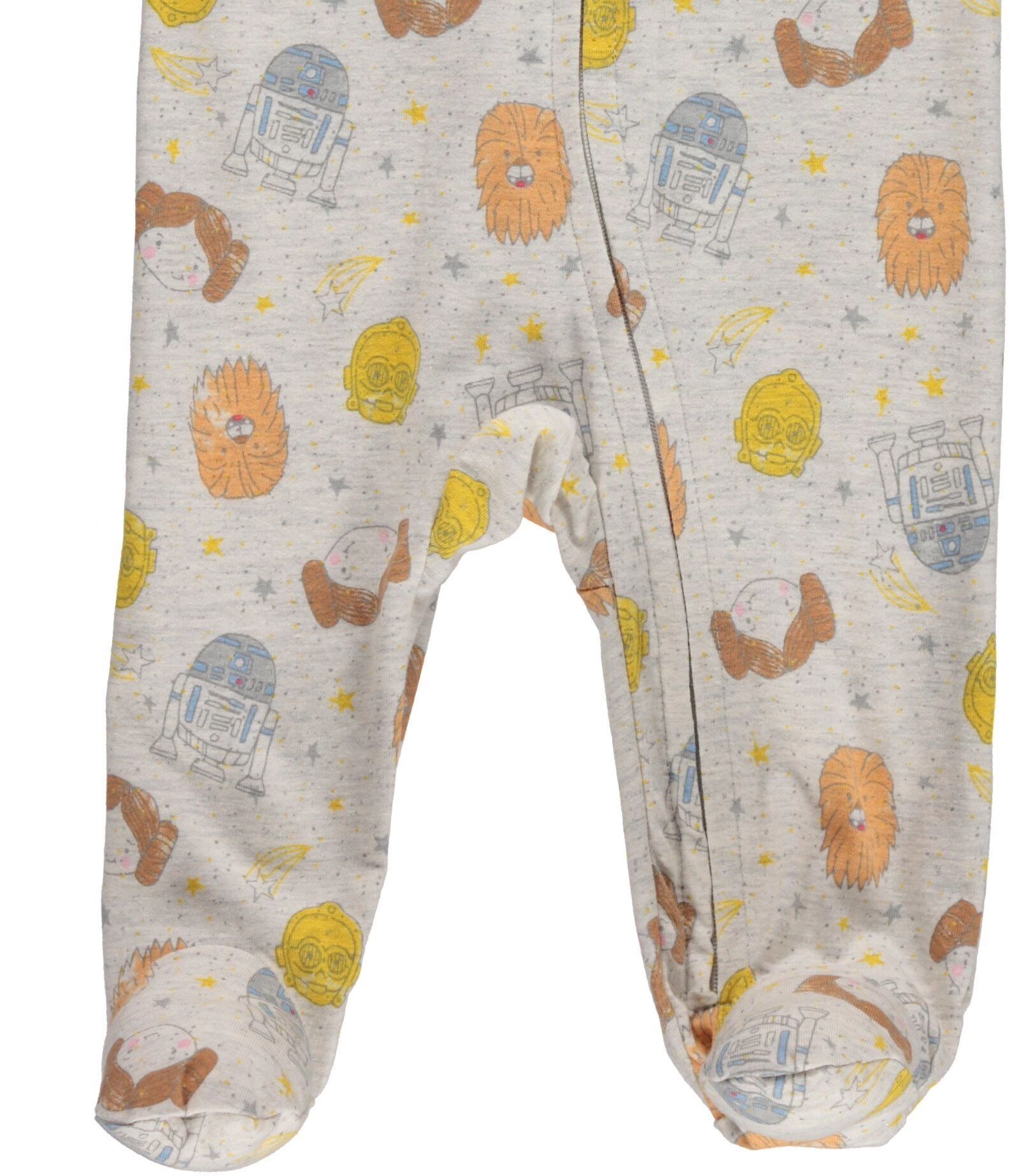 Star Wars Baby Girls' 2-Pack Footed Sleep N Play