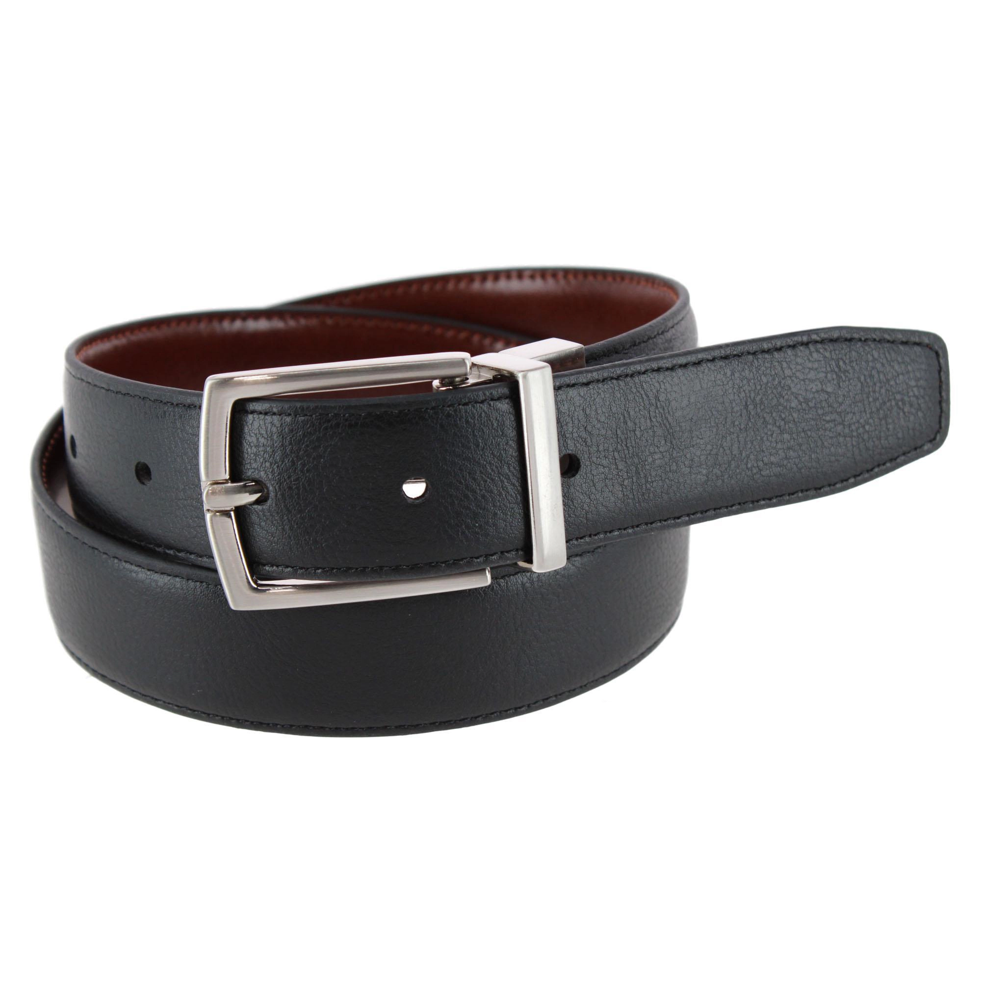 Tallia Boy's 30mm Smooth Leather Reversible Belt