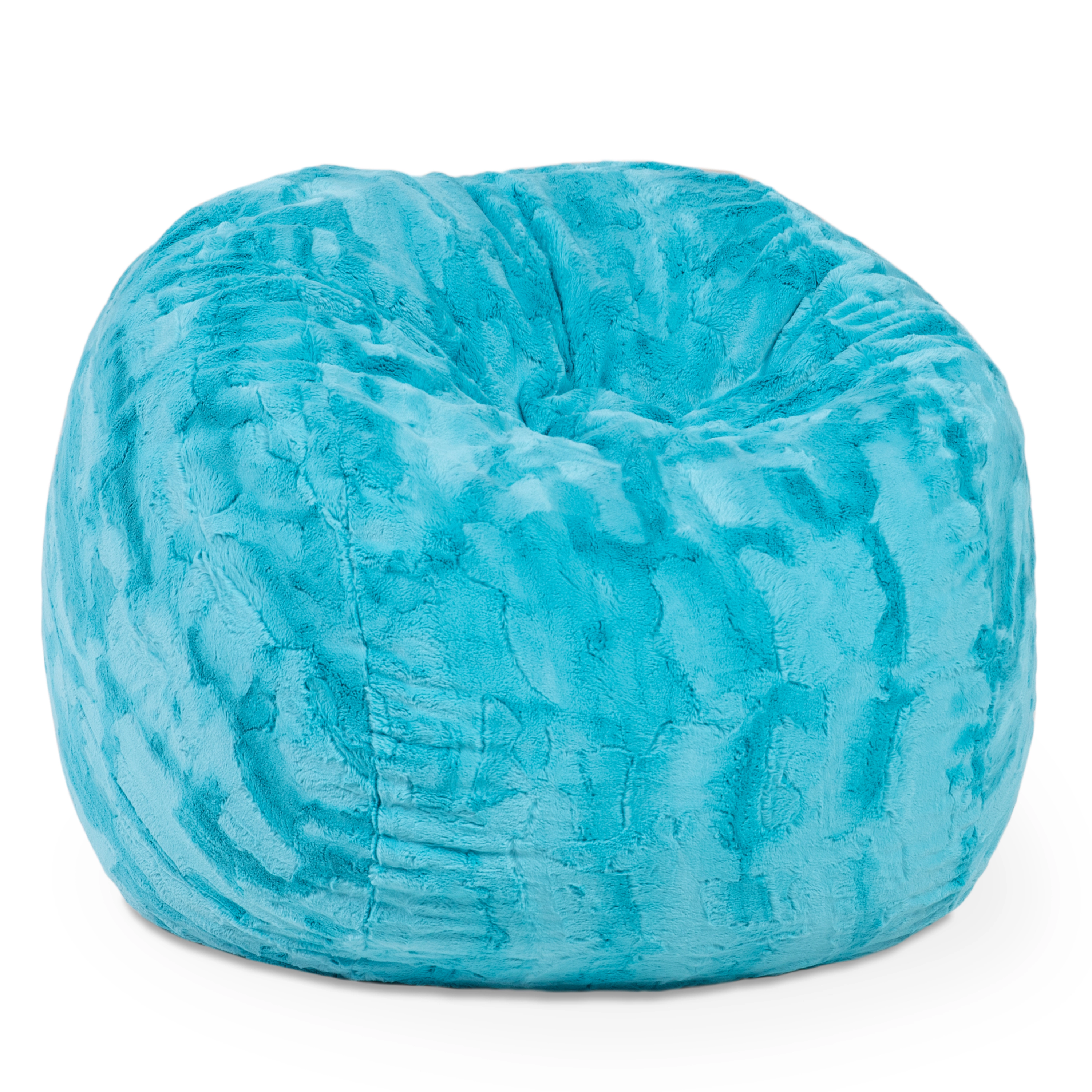 Jaxx Saxx 3 Foot Bean Bag Chair - Faux Fur Fun Colors