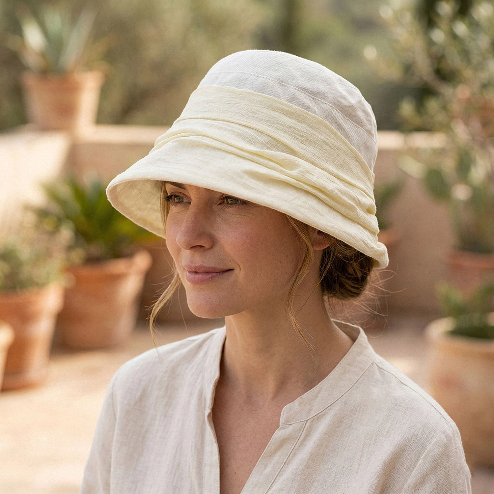 Anna-Kaci Womens Bucket Hat Soft Breathable Fabric Summer Casual Sun for Travel Outdoor Beach Wear