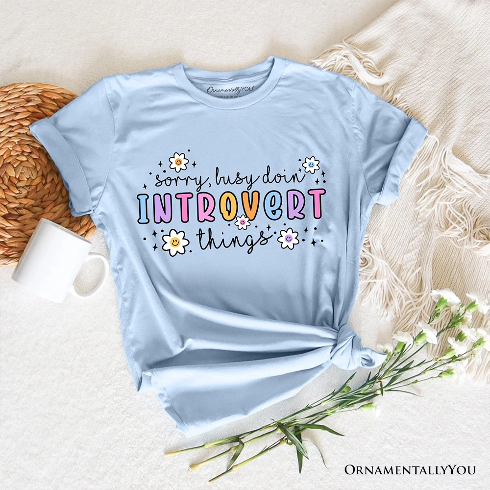 OrnamentallyYou Unisex Introvert Things Mental Health T-Shirt