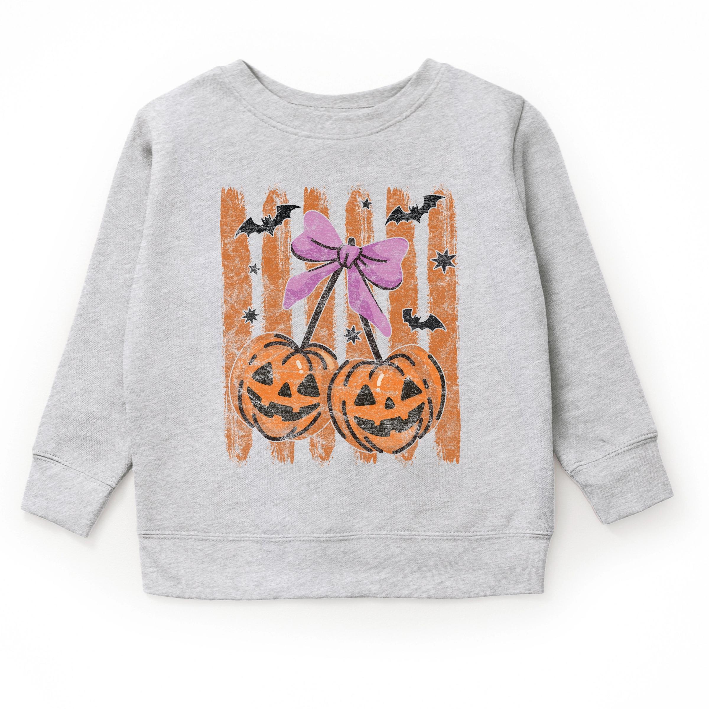 The Juniper Shop - Youth Graphic Sweatshirt Pumpkin Cherry Bunch