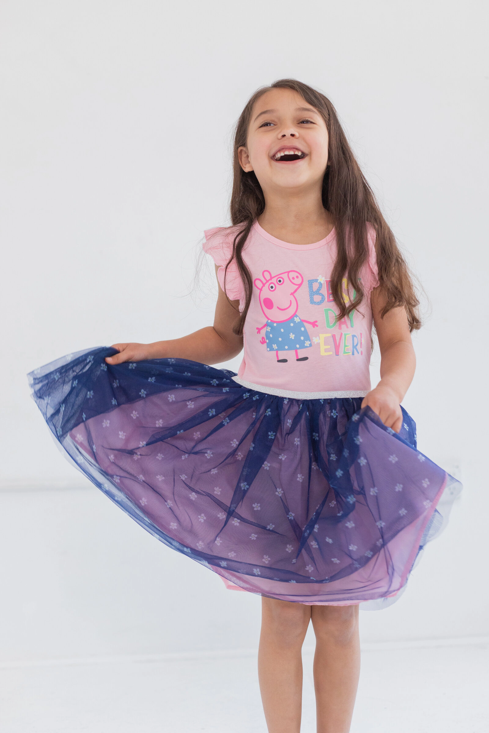 Peppa Pig Girls' Glitter Tutu Dress