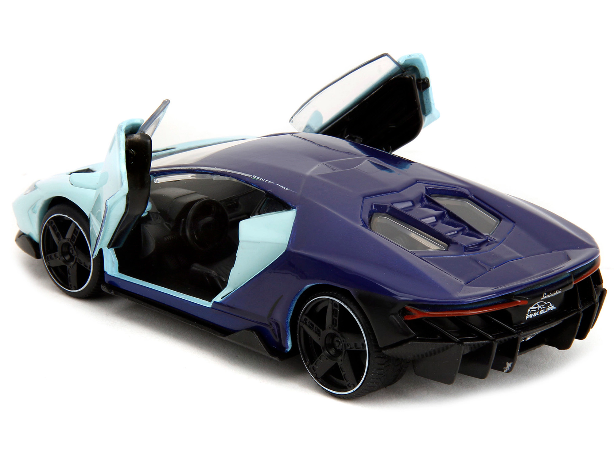 Jada Collectible Lamborghini Centenario Light Blue And Purple "Pink Slips" Series 1/32 Diecast Model Car