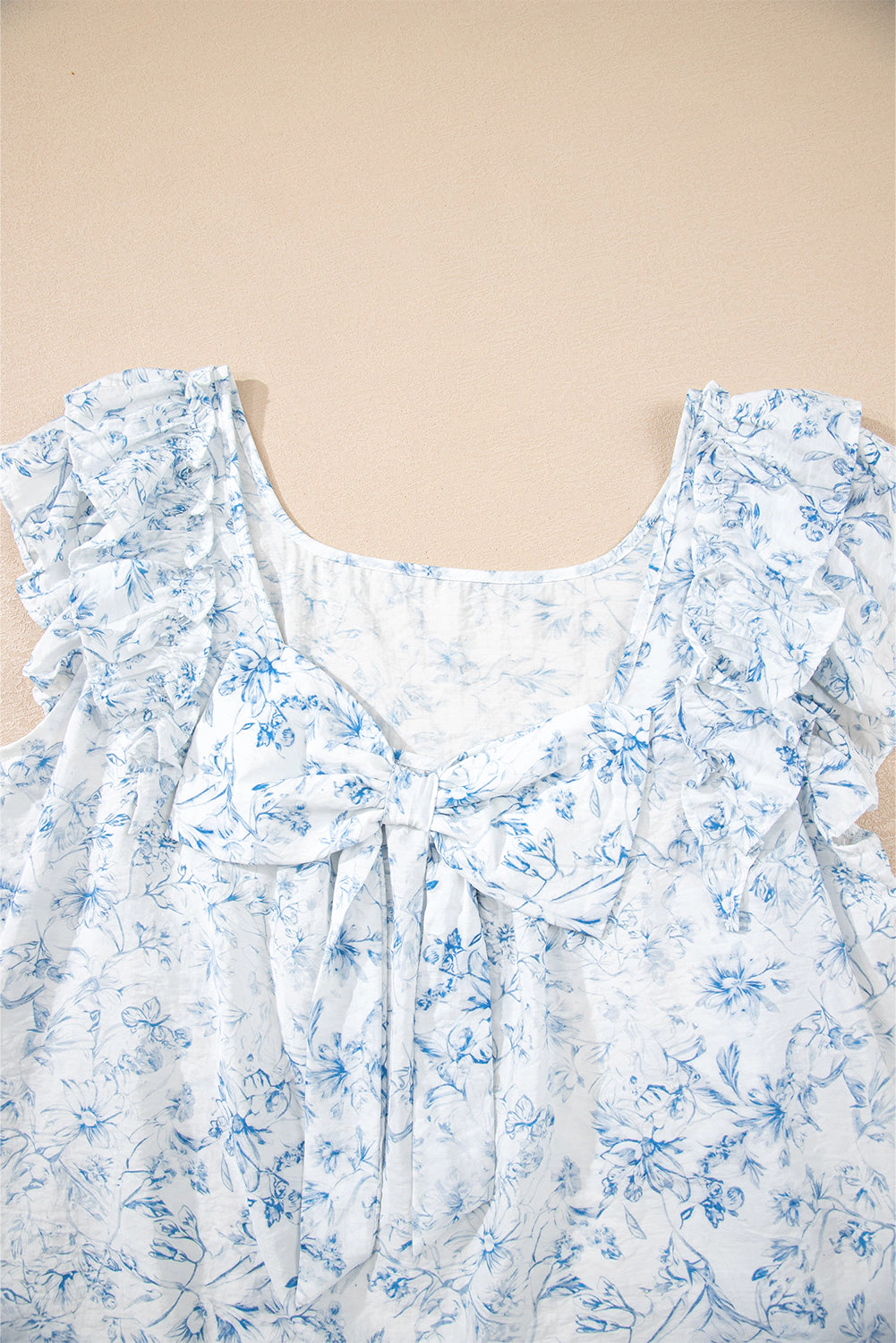 Threaded Pear Women's Beatrice Bow Back Square Blouse