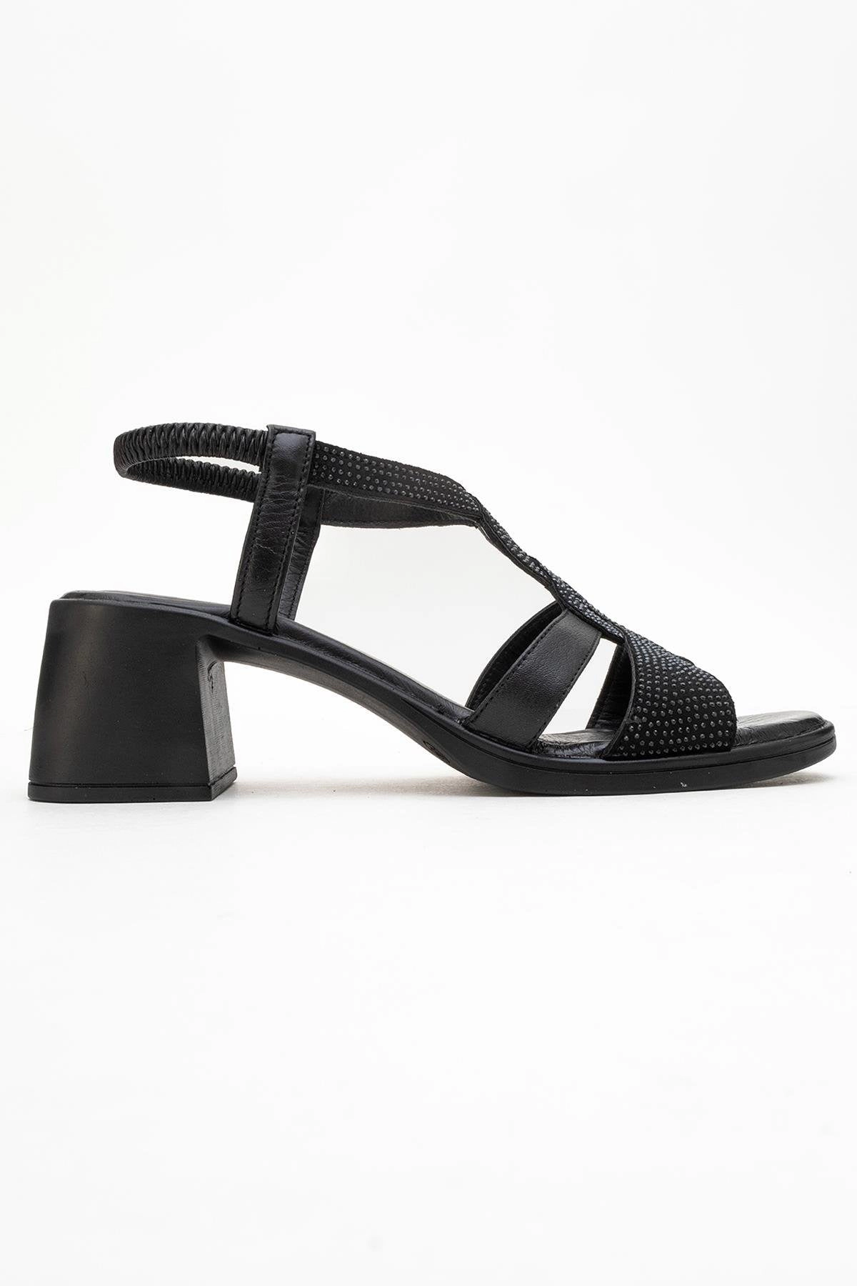 Forever & Always Womens Dolen Leather Chunky Sandal