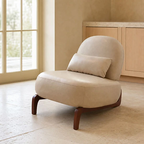 GOODSILO Upholstered Fabric Accent Chair