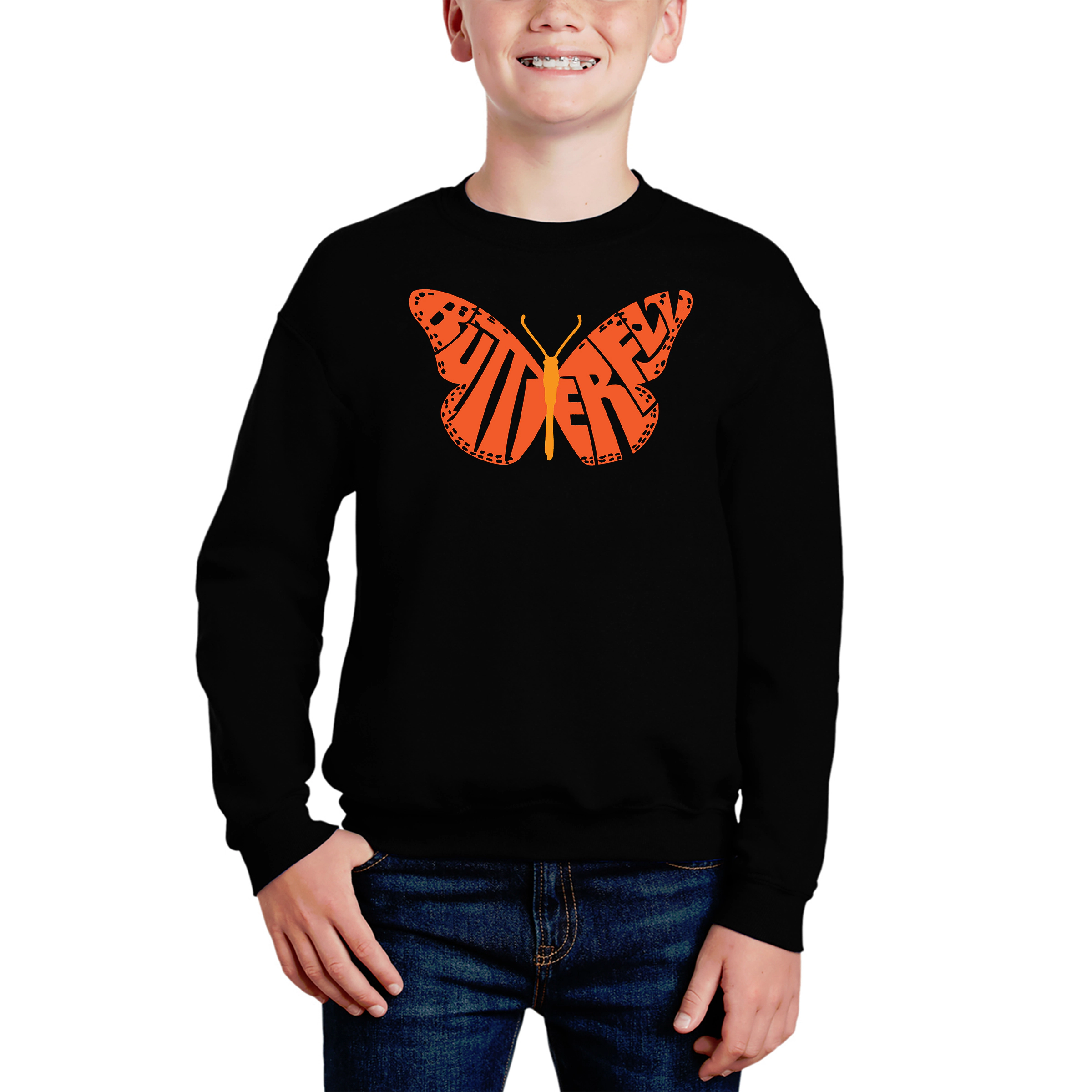 LA Pop Art Boy's Word Sweatshirt