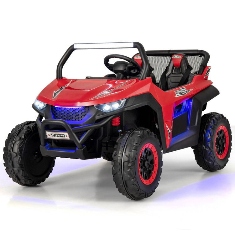 Hivvago 12V 2-Seater Kids Ride on UTV with Slow Start Function Music