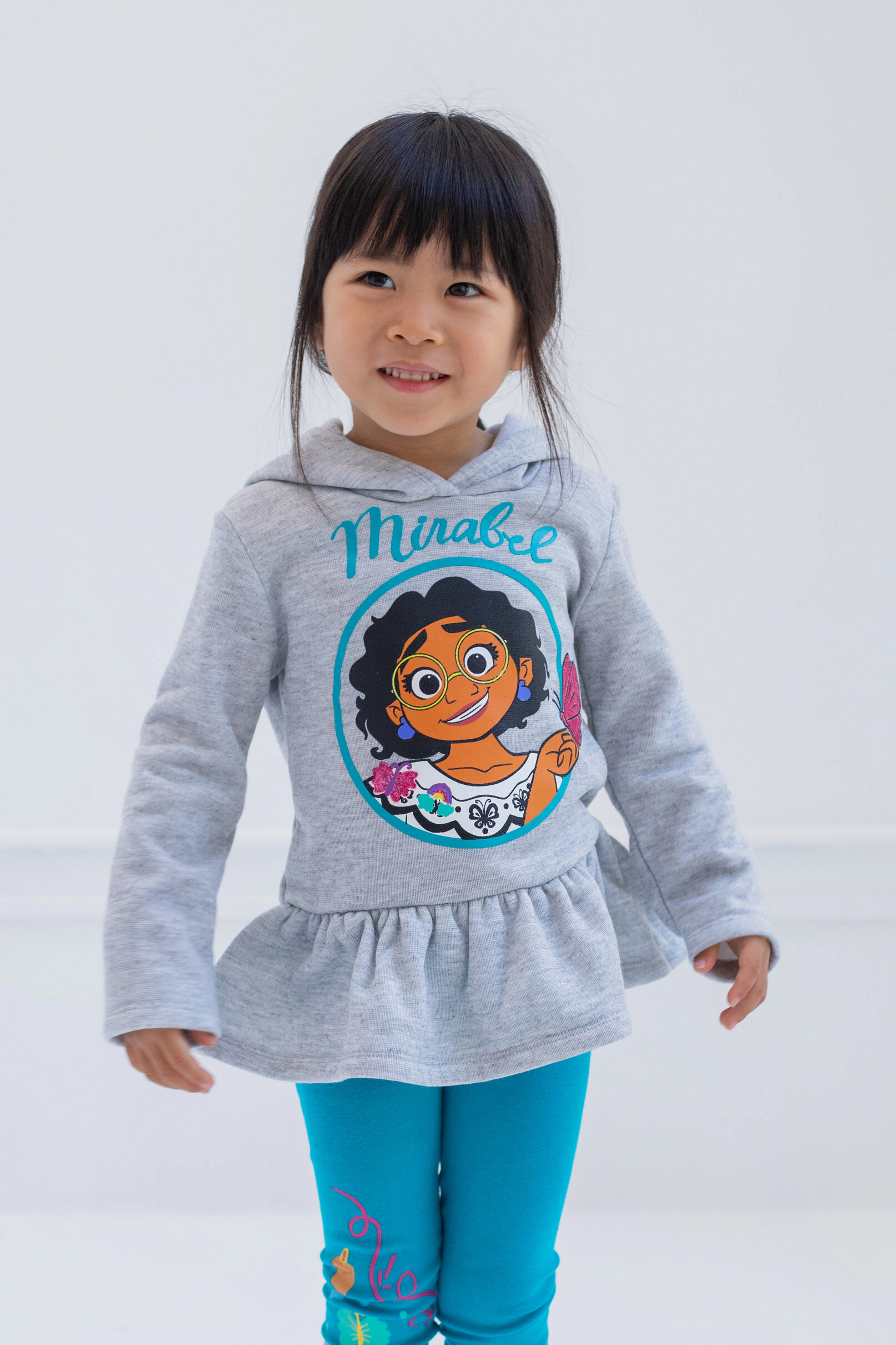 Disney Encanto Mirabel Girls' 2-Piece Fleece Hoodie and Leggings Set