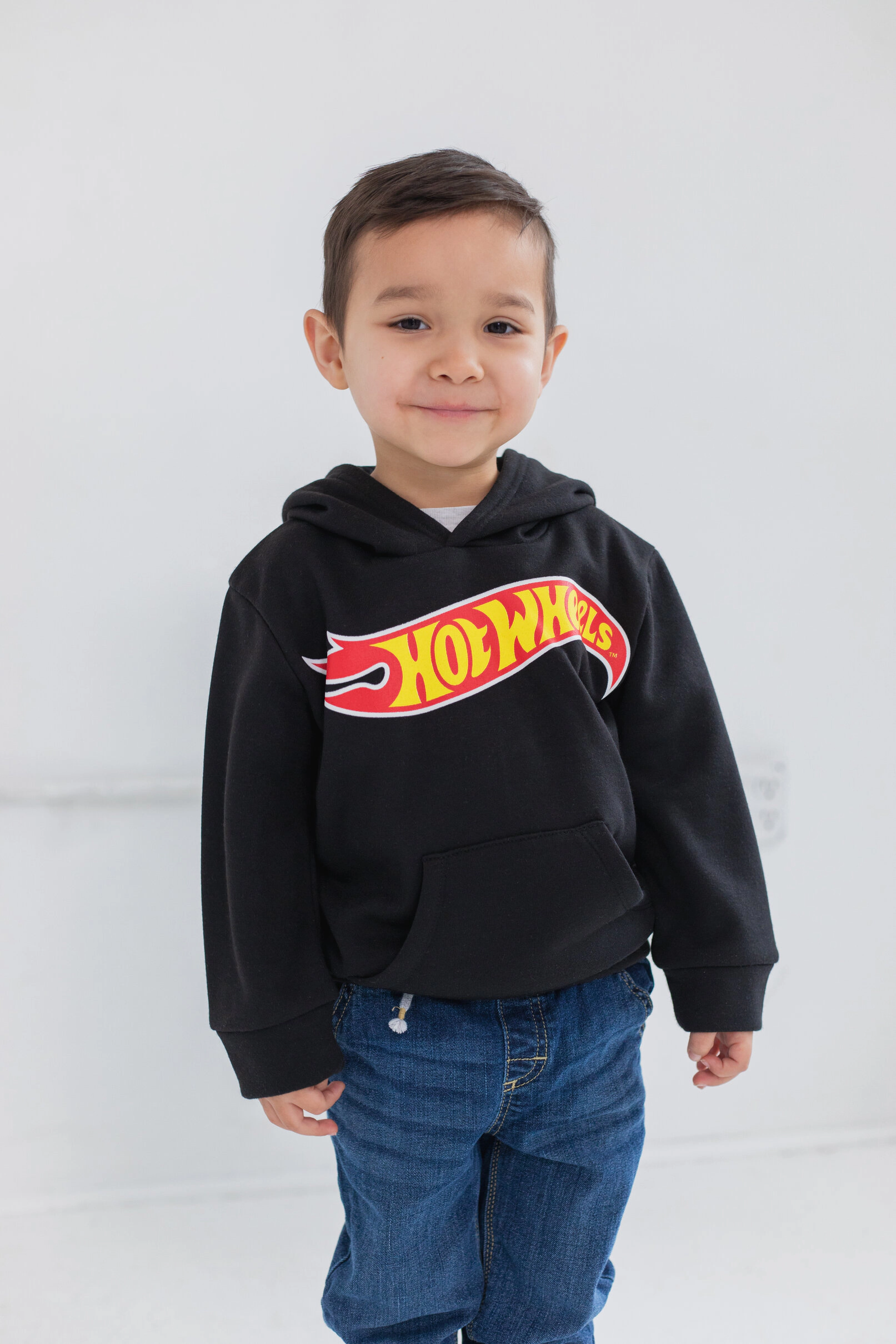 Hot Wheels Boys' Fleece Hooded Sweatshirt