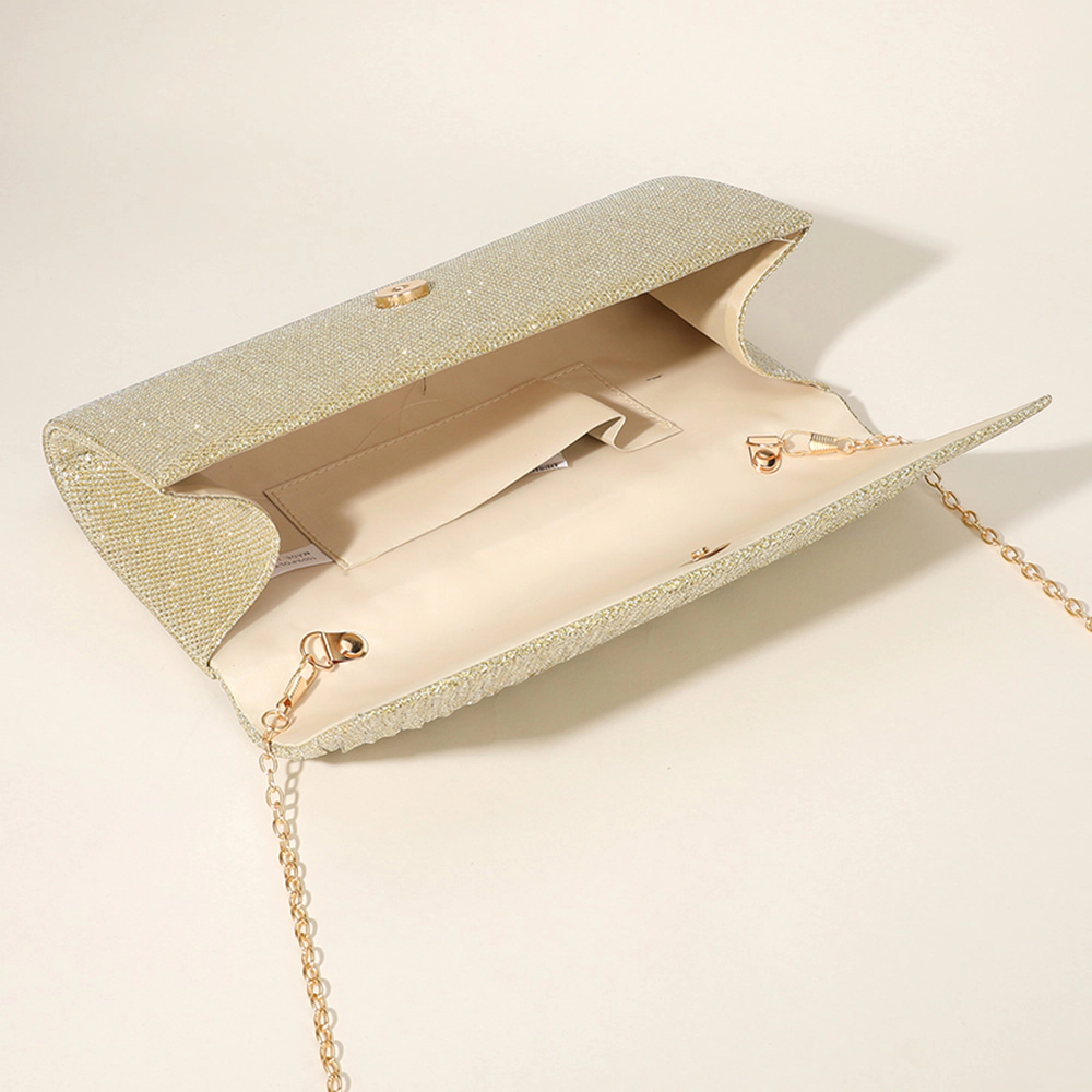 FASHNZFAB Sparkly Fabric Evening Clutch / Crossbody Bag