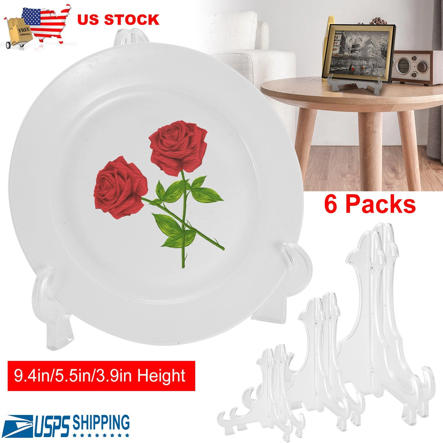 GBruno 6-Piece Display Easel Stand Set